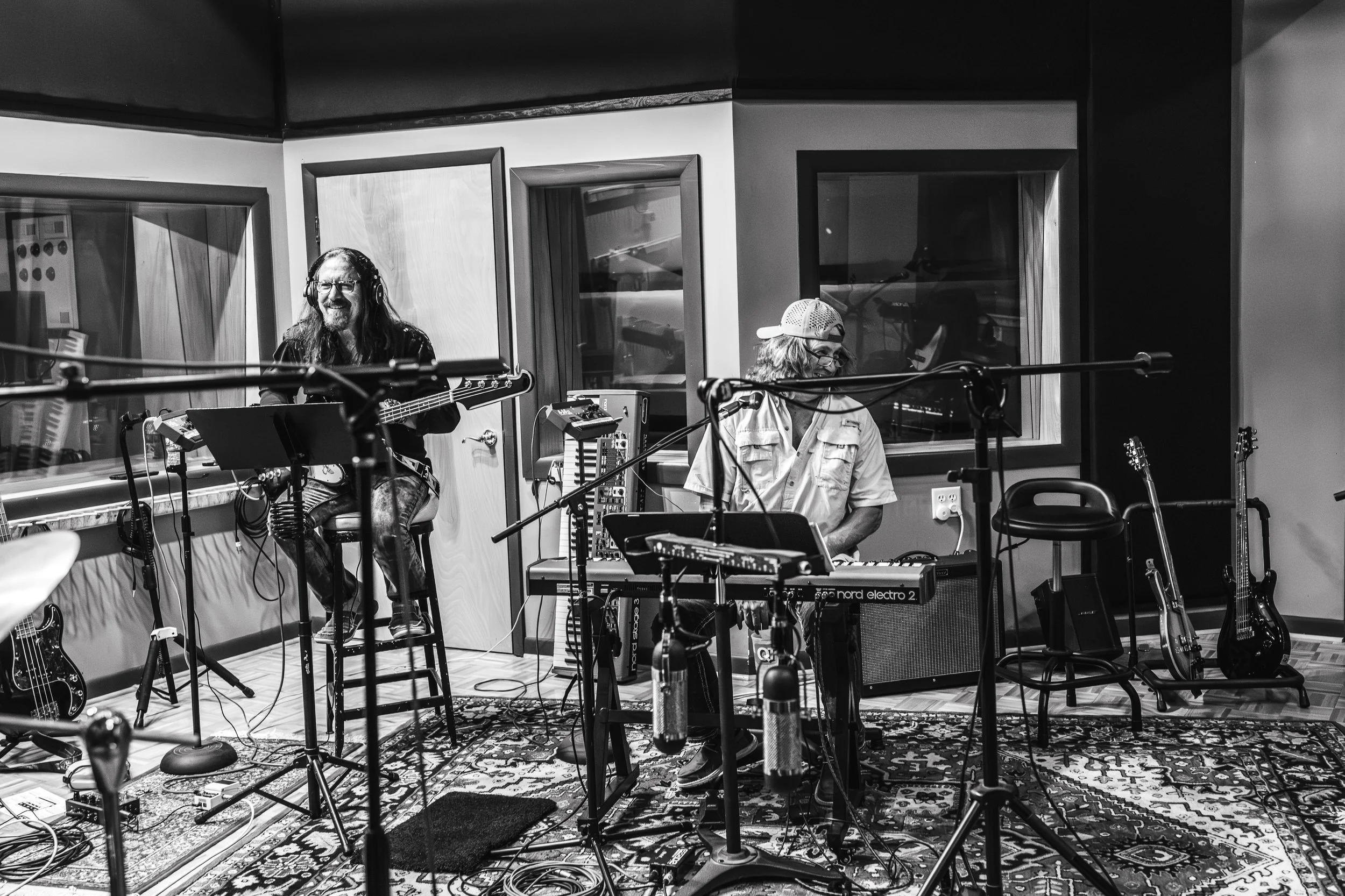 Barry Dunaway and Bobby Capps of 38 Special having a laugh