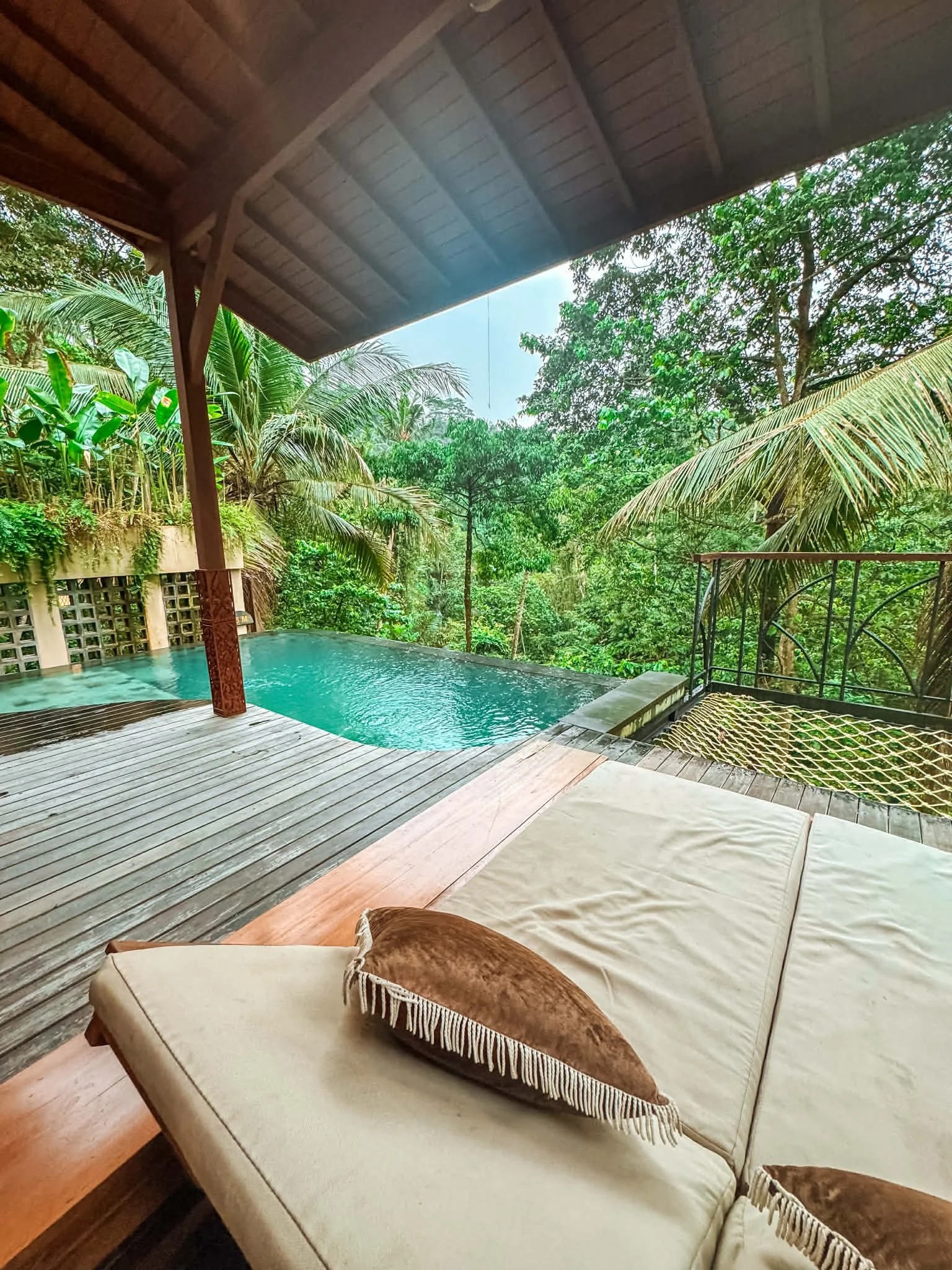jannata resort one bedroom pool villa deck and pool view