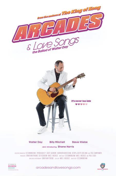 Man on a stool plays guitar