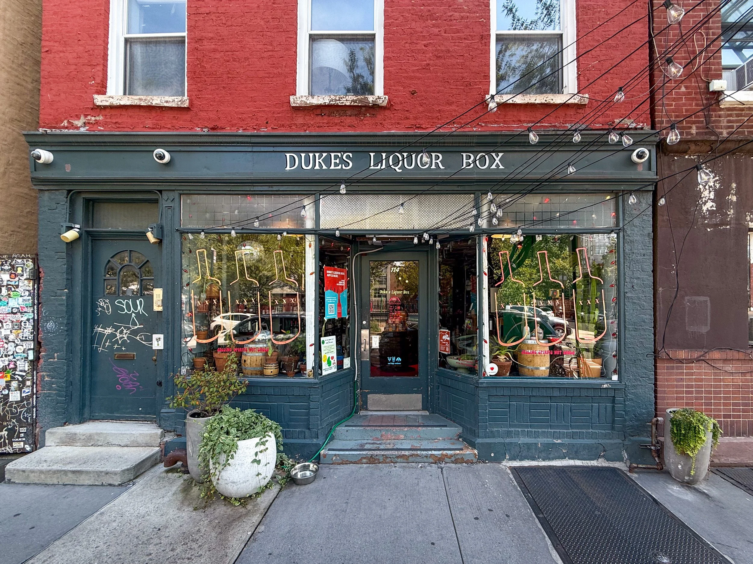 Duke’s Liquor Box Specialty Spirits shop in Greenpoint Brooklyn