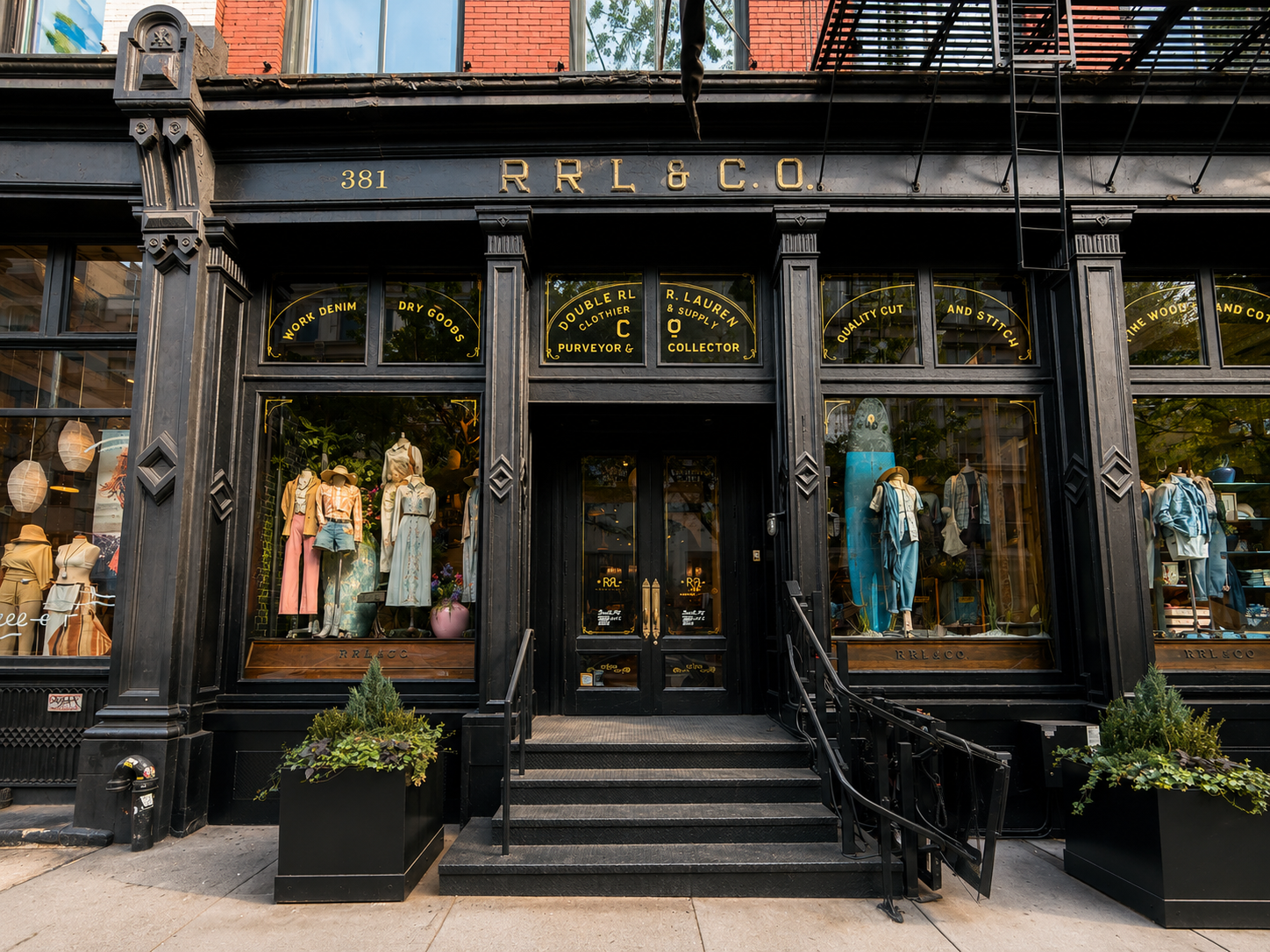 RRL &amp; Co. Ralph Lauren storefront in SoHo, Manhattan