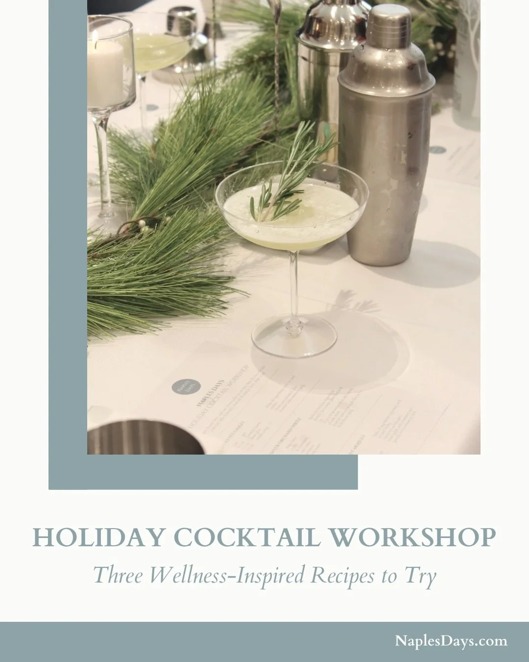 We shook, we stirred, we sipped&hellip; and now you can too! Our Holiday Cocktail Workshop recap is now live on the site ✨ 

Save these recipes for your next festive gathering and let us know which one becomes your go-to. Cheers! 🥂