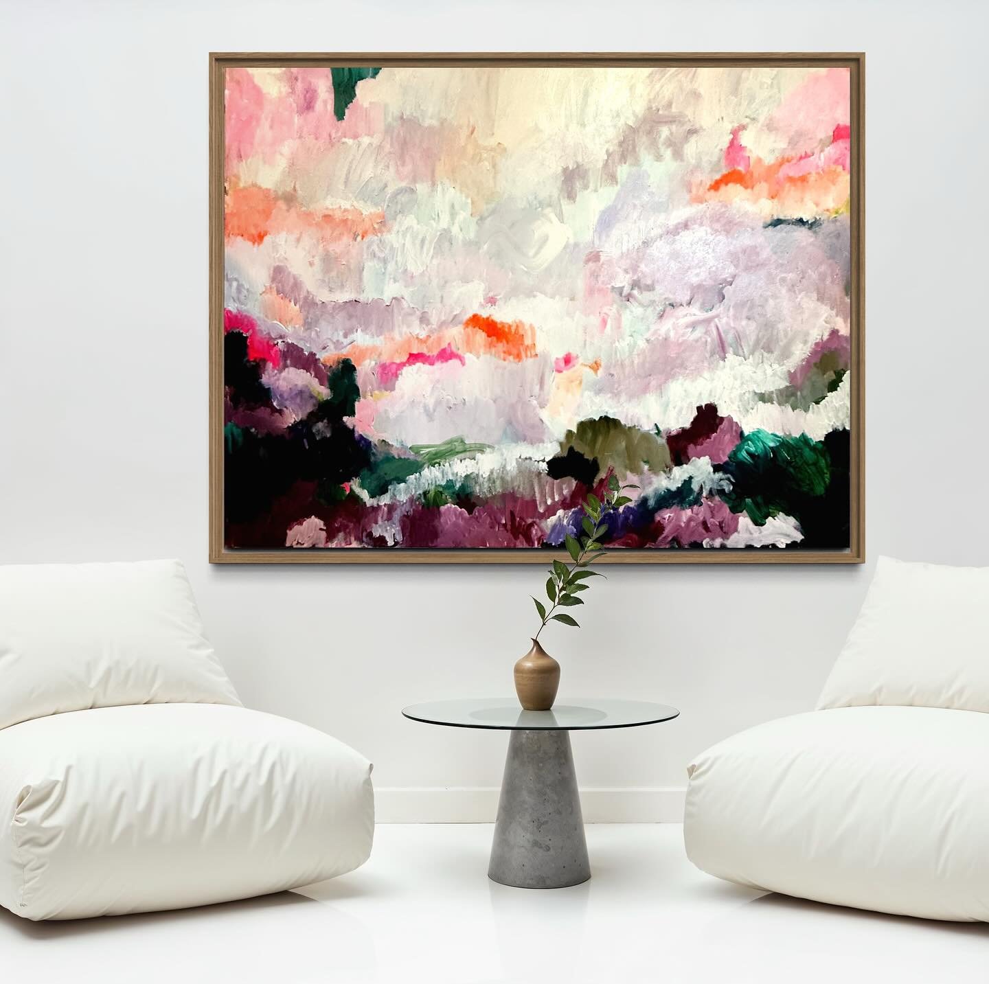 I was going to list this one tonight on a gallery site but like to offer it to my followers first before sending it to the third party. This means you get the 30% discount. 

It is 100cm x 120cm on high quality canvas in Tasmanian oak. 

Dm if intere