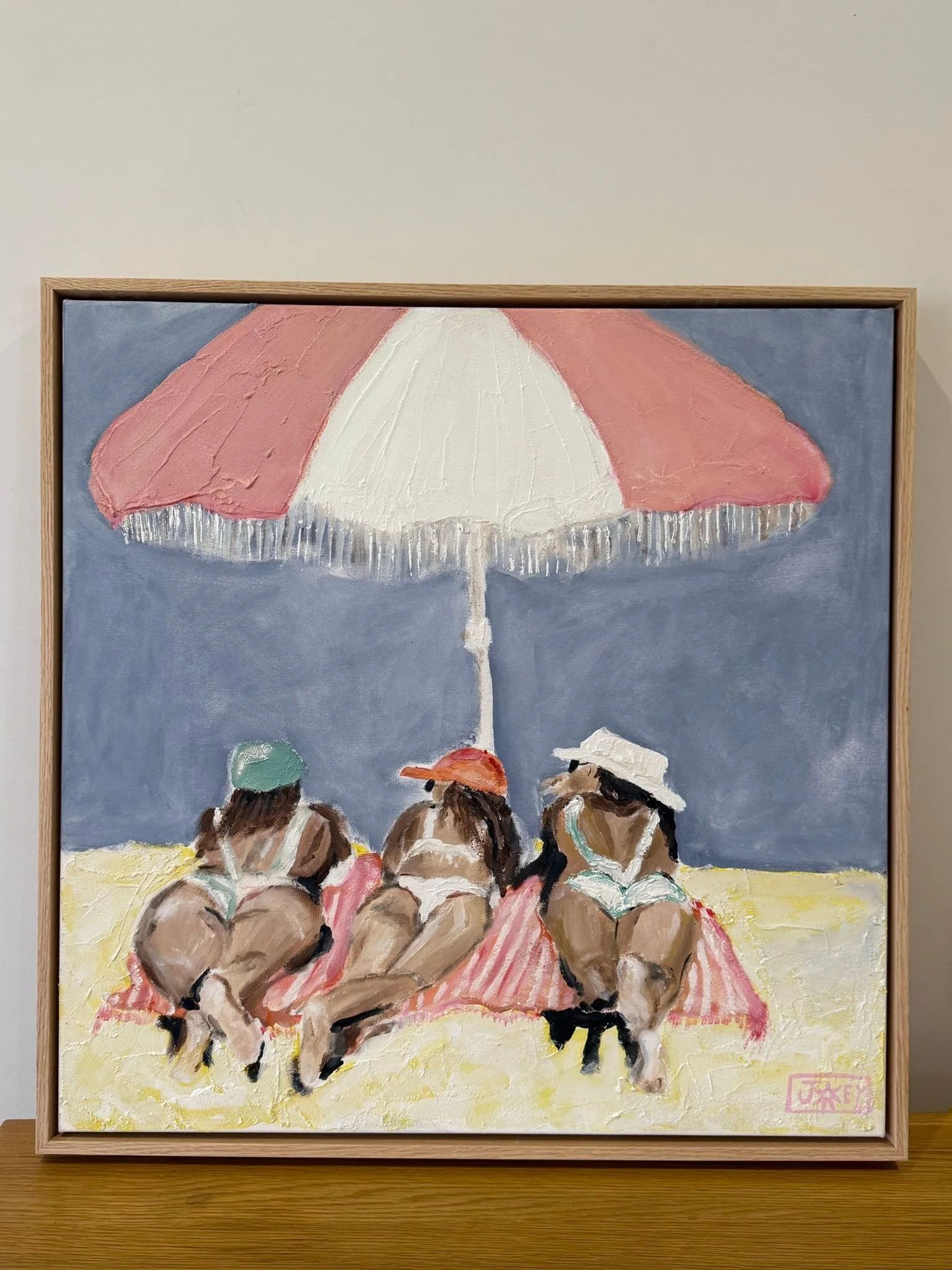For sale 63cm x 63cm in oak float on triple primed canvas. 

One original textured artwork no prints. 

$650 dm me.