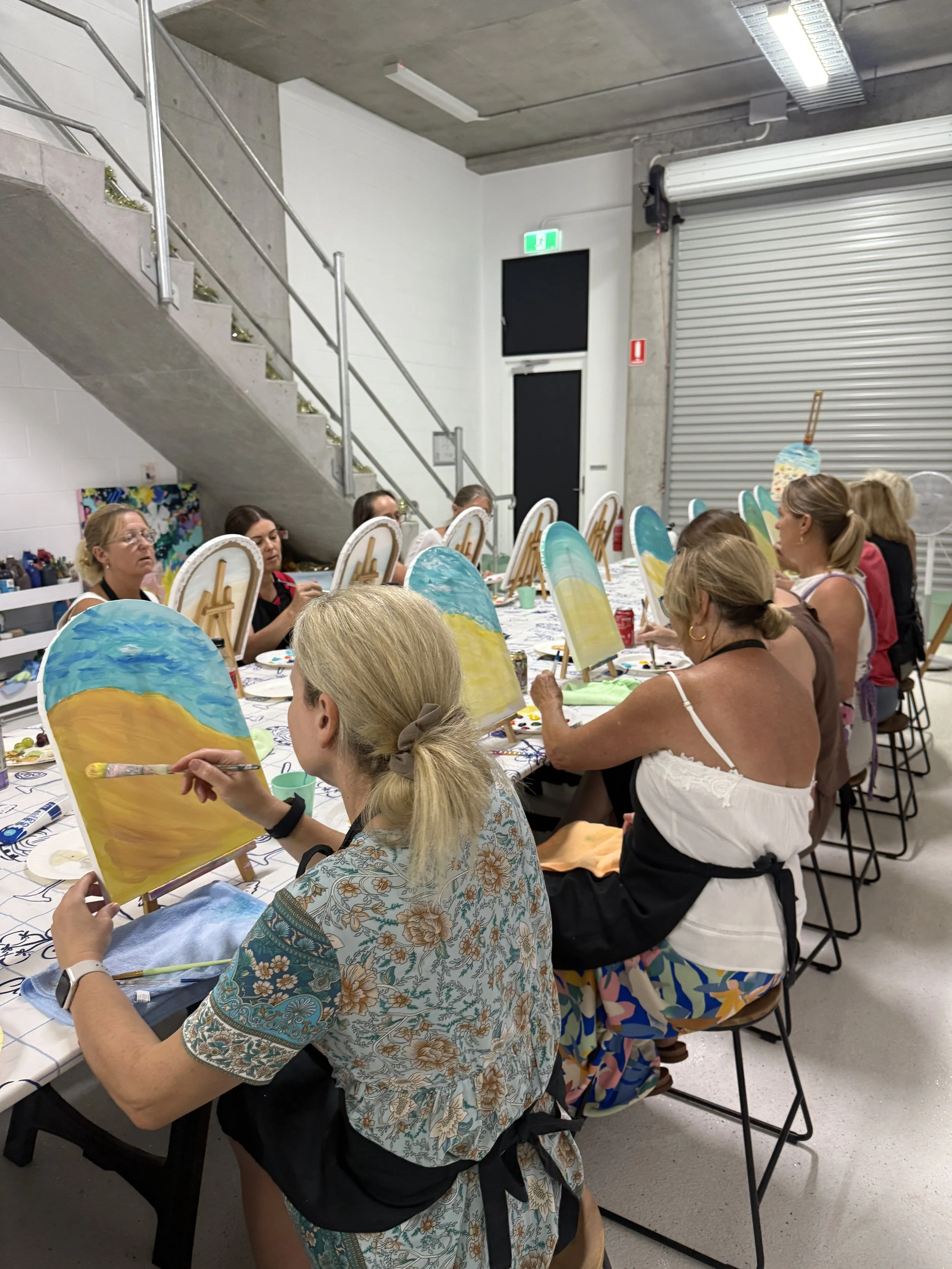 Joey Davis Paint and Sip in your home