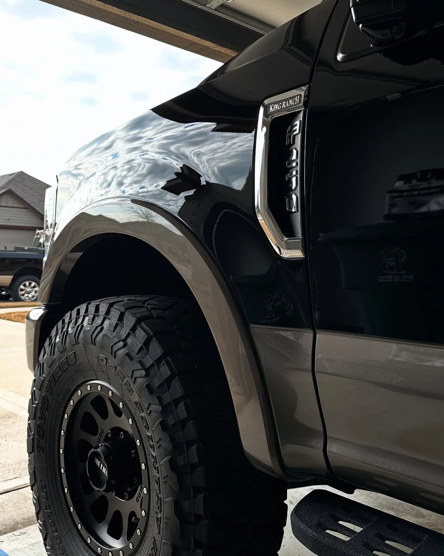One step paint correction sealed with 2 layers of Glassparency Graphene Coating. Wish I could&rsquo;ve seen this thing in the sun! #detailing #graphenecoating