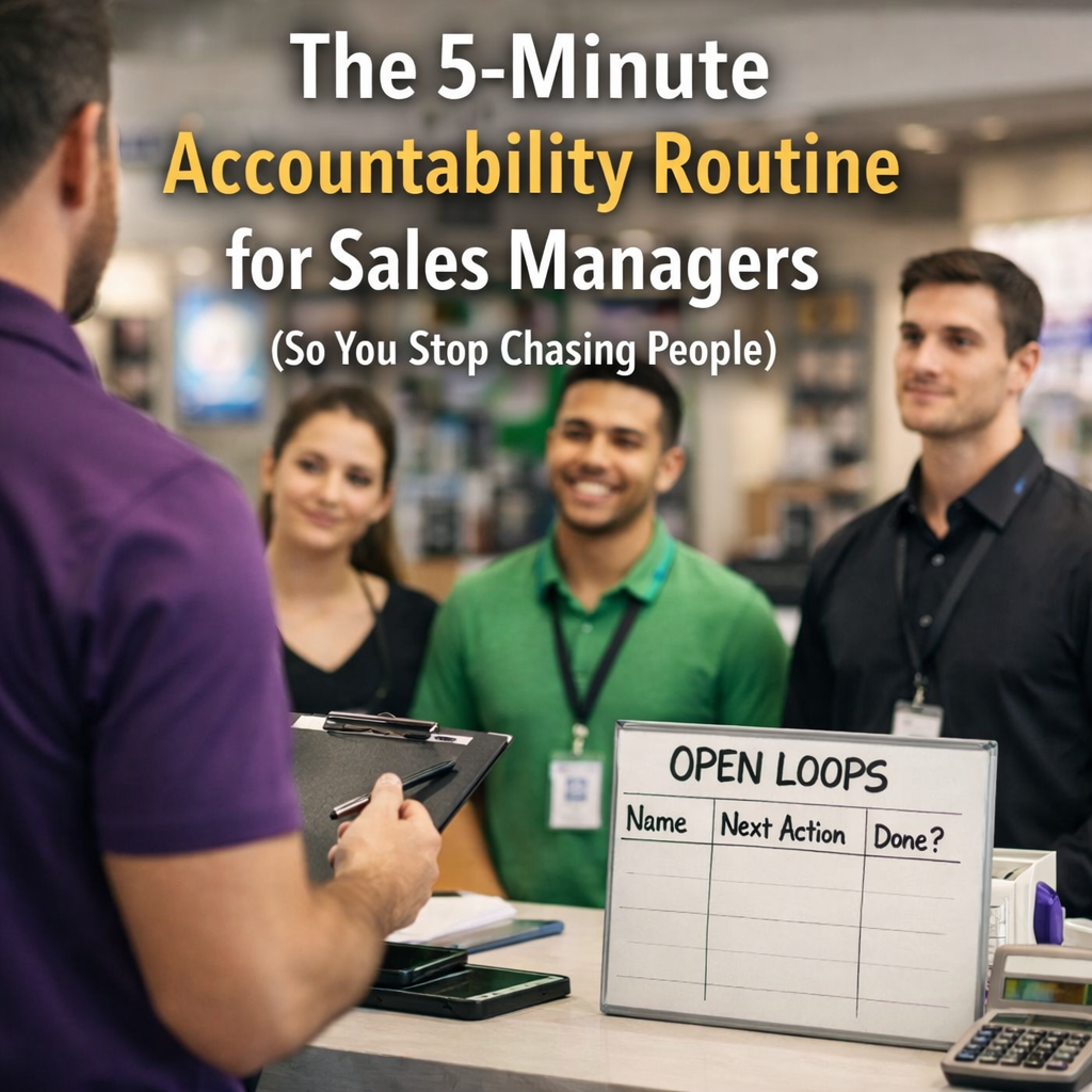 The 10-Minute Accountability Routine Every Sales Manager Needs (So You Stop Chasing Reps)