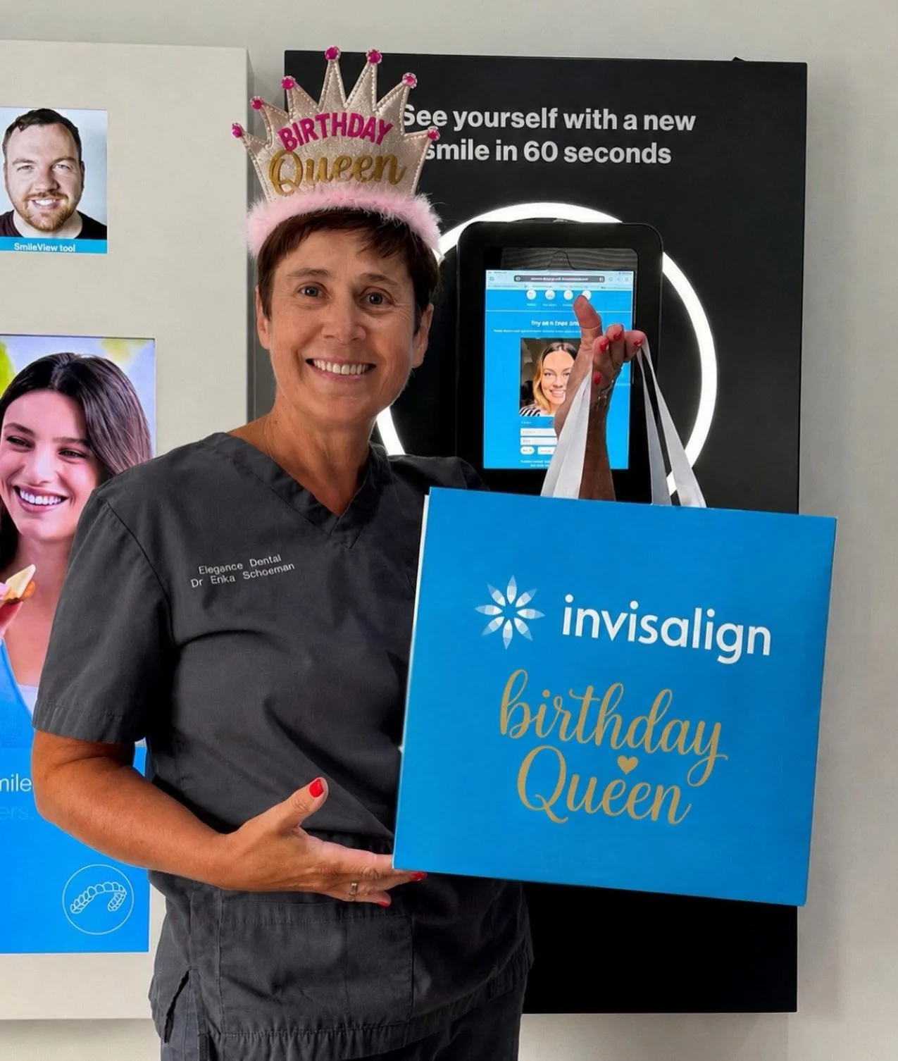 🥳 HAPPY BIRTHDAY DR ERIKA SCHOEMAN 🥳

A personalised Invisalign bag for our Invisalign Birthday Queen! 

Wishing Erika a fantastic day filled with happiness, laughter, and plenty of reasons to smile! 

Love the Elegance Dental ❤️

#elegancedental1 