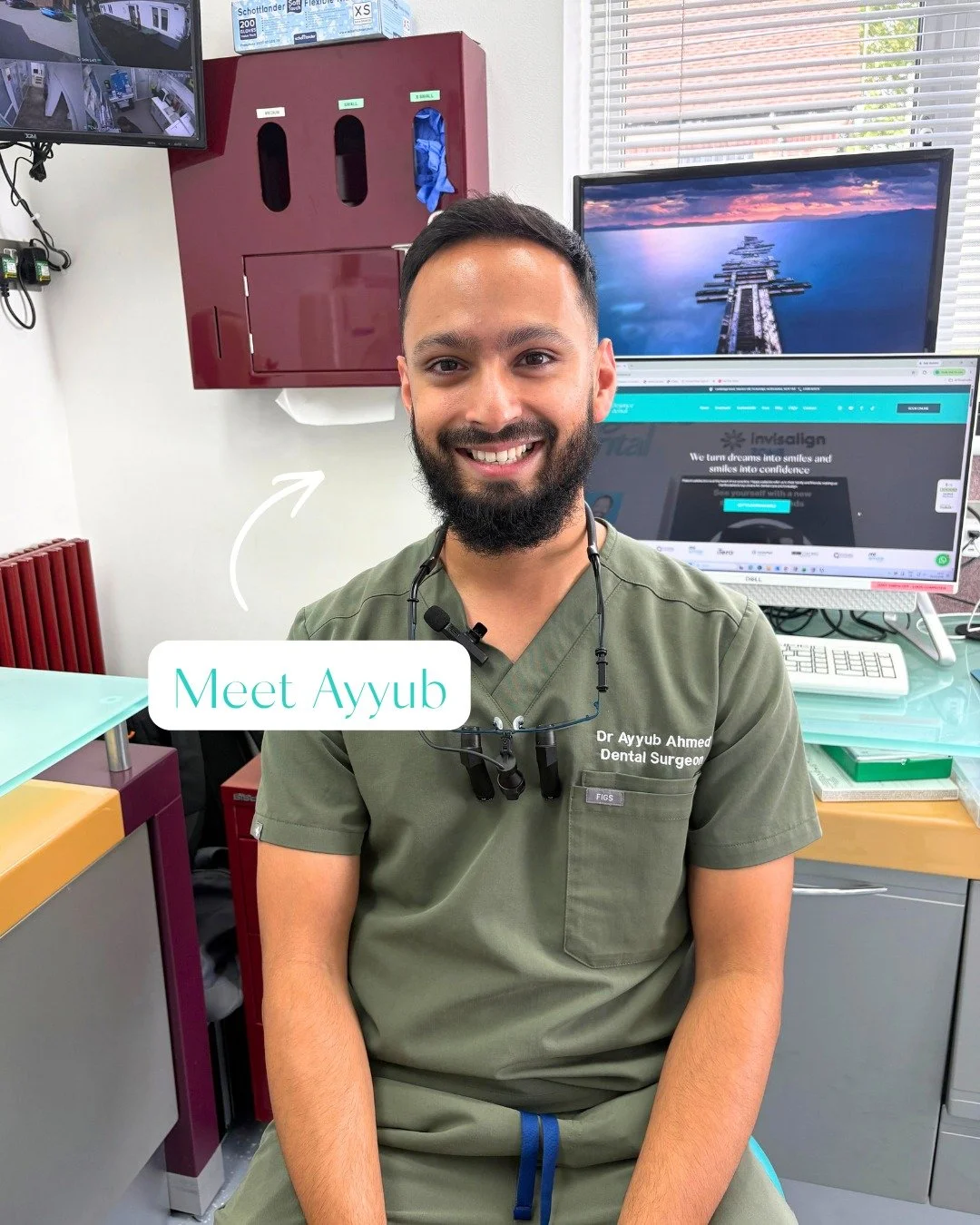 Meet Ayyub, one of our dentists here at Elegance Dental! 🦷✨