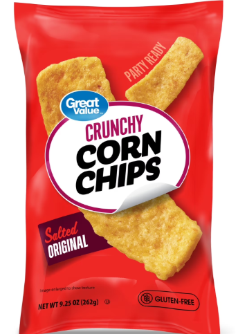 Great Value Original Corn Chips, 9.25 Ounce Bag