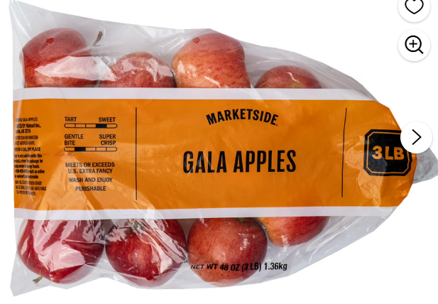 Fresh Gala Apples, 3 lb Bag