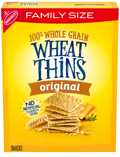 Wheat Thins Original Snacks, Whole Grain Wheat Crackers, Snack Crackers, 8.5 oz