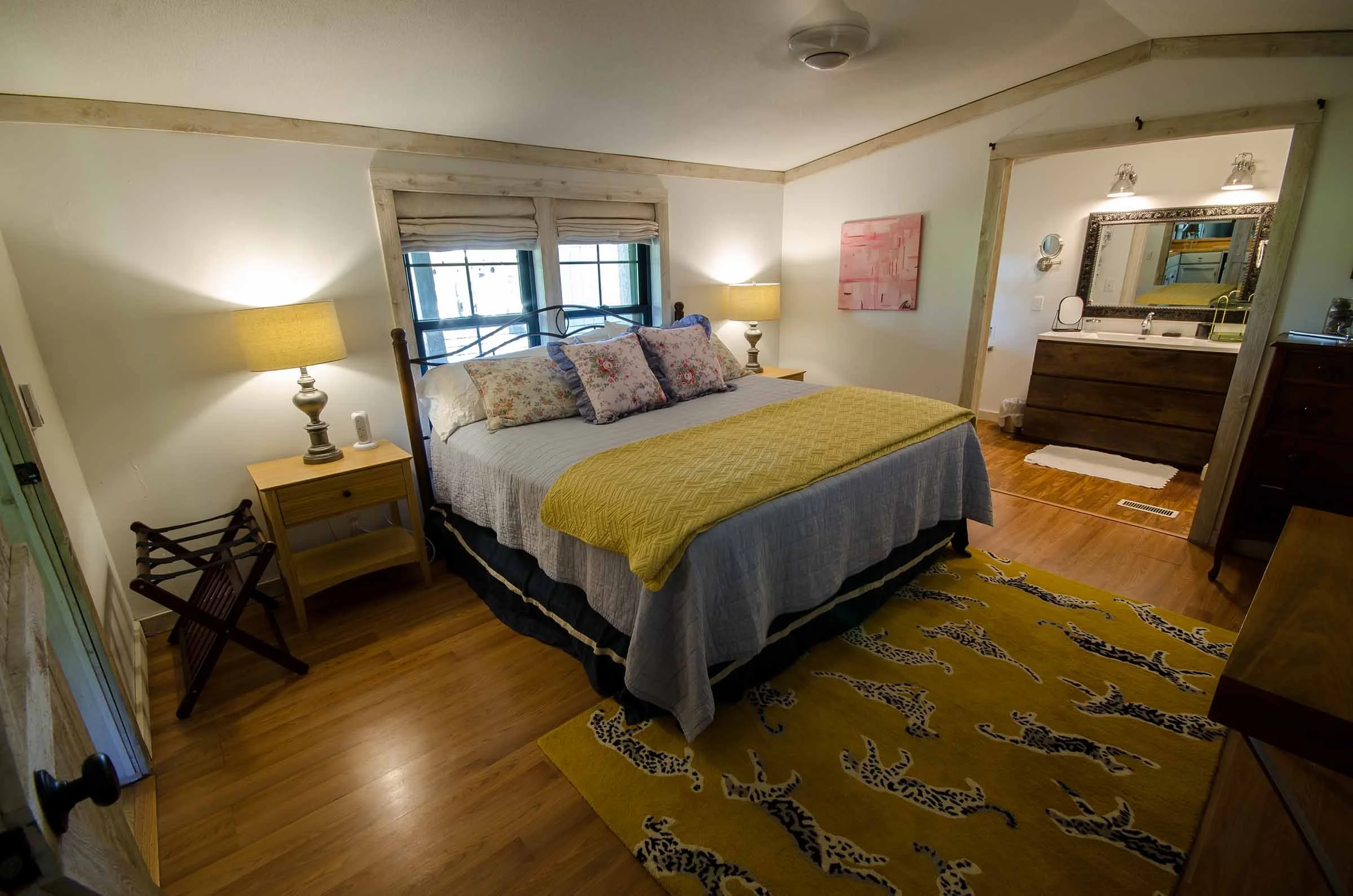 The Veranda Cabin - Short Term Rental in Round Top, TX - Lonely Goat Farm