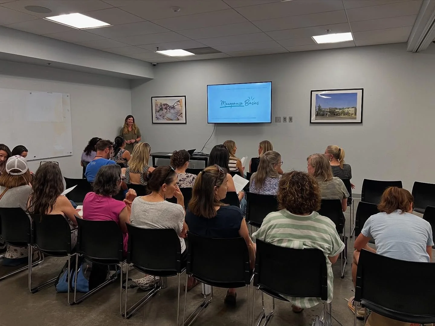 This week I had the privilege of speaking to a wonderfully engaged group of women (and men) about Women&rsquo;s Midlife Health. Such a fun evening and a great audience with insightful questions and comments. Thank you to Fitness Director @lisamariepa
