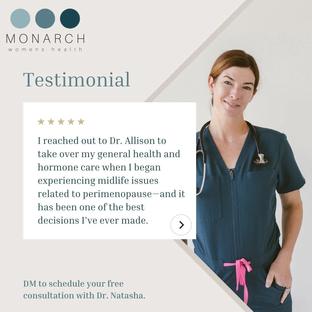 If you&rsquo;ve been feeling overlooked or unheard in your health journey&hellip; this one&rsquo;s for you. 💥 A patient shares how working with Dr. Allison became one of the best decisions she made for her midlife health. 💛 Swipe to read her testim