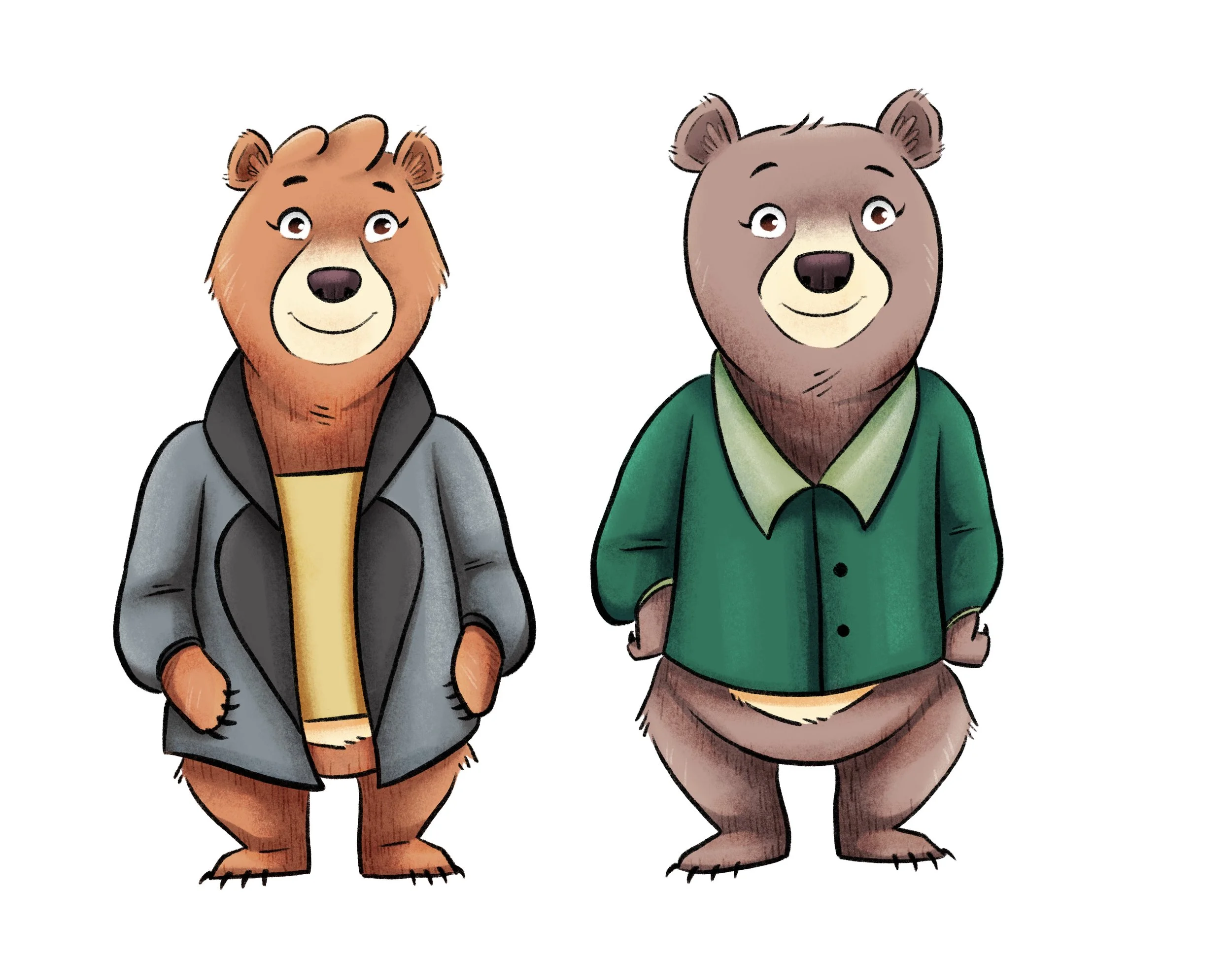 Mama Whispa and Mama Wilma: Sunshine Bears for their bear sleuth