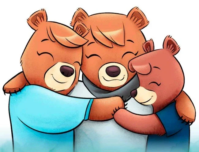 Allotta Hugs: Sunshine Bear for Mariah Papaya and Abigail Hugs