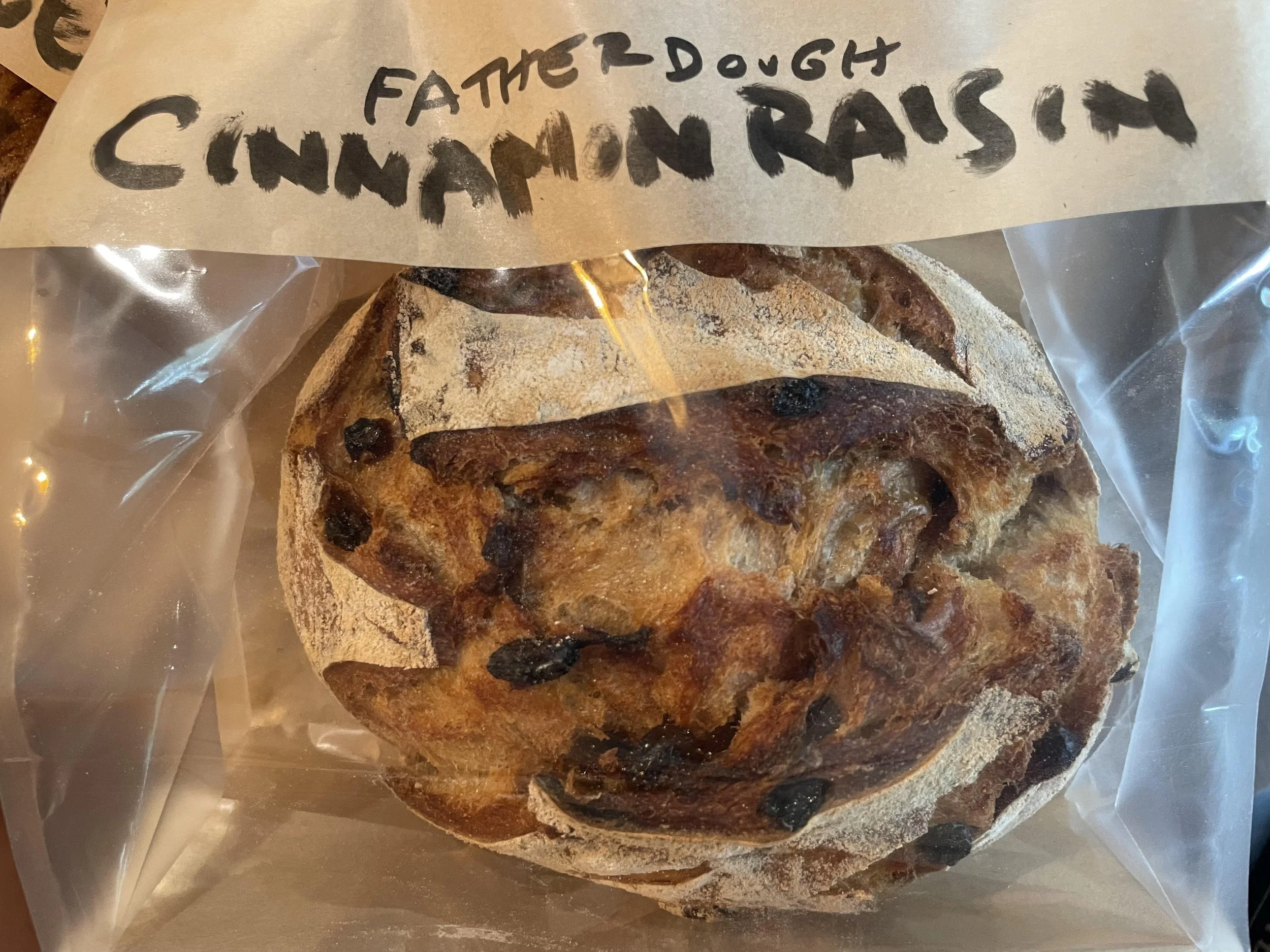 Cinnamon Raisin Sourdough Bread