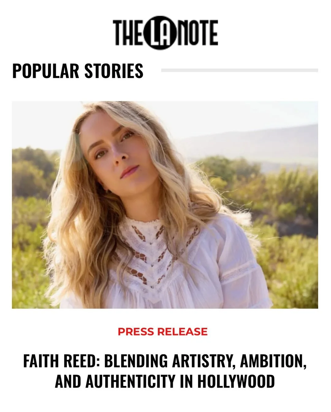 Chatting with @thelanote_ about all things The Actor Diaries, Inflection Points, @thenewhollywoodofficial, and what&rsquo;s coming next in this life season 💌

Much love and a big thank you to The LA Note for their time and generosity! Link in bio to