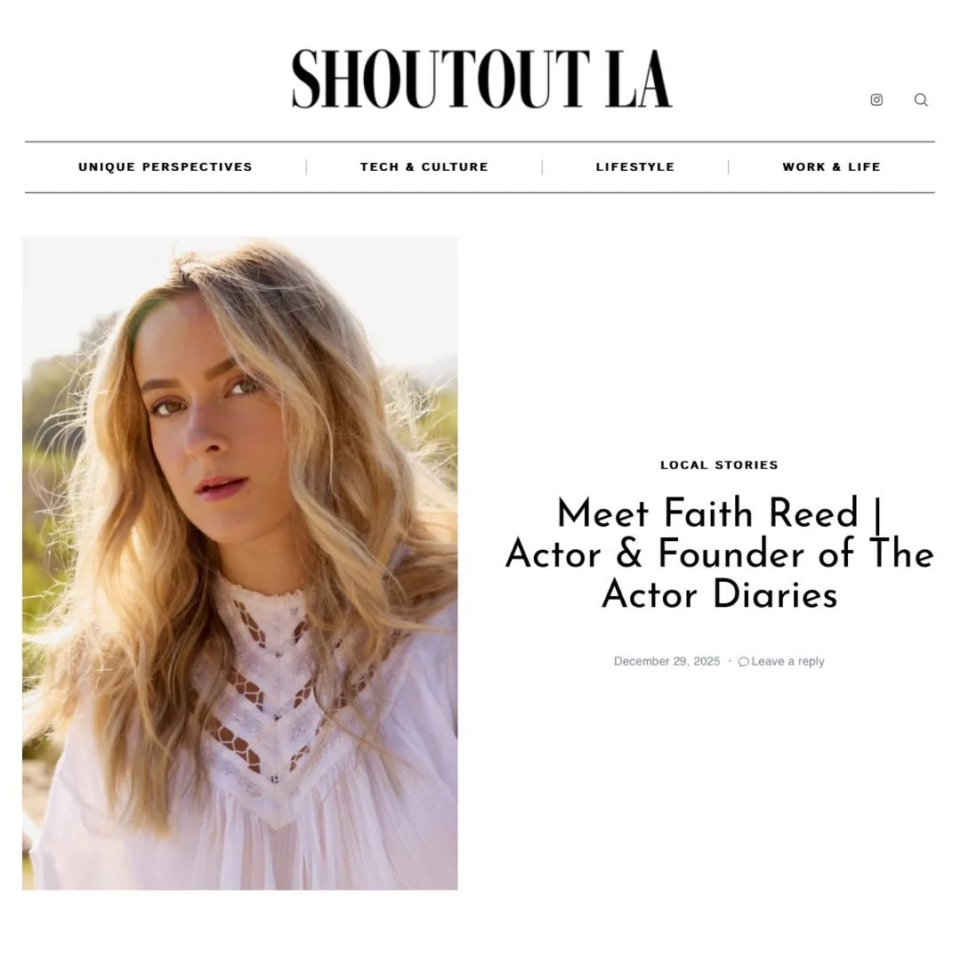 Closed out 2025 with a wonderful convo with @shoutoutlaofficial &ndash; discussed all things acting, the genesis and mission of The Actor Diaries, and the work of building a sustainable creative life. (And also some of my favorite coffee and food spo