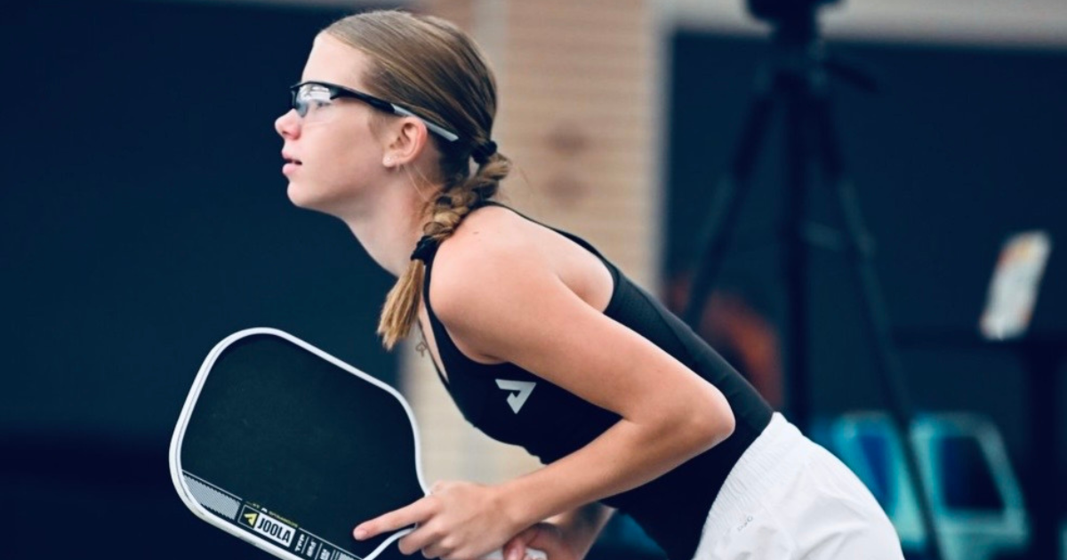 Two Hands, Learning Fast: A Junior Pickleball Player Finding Her Way