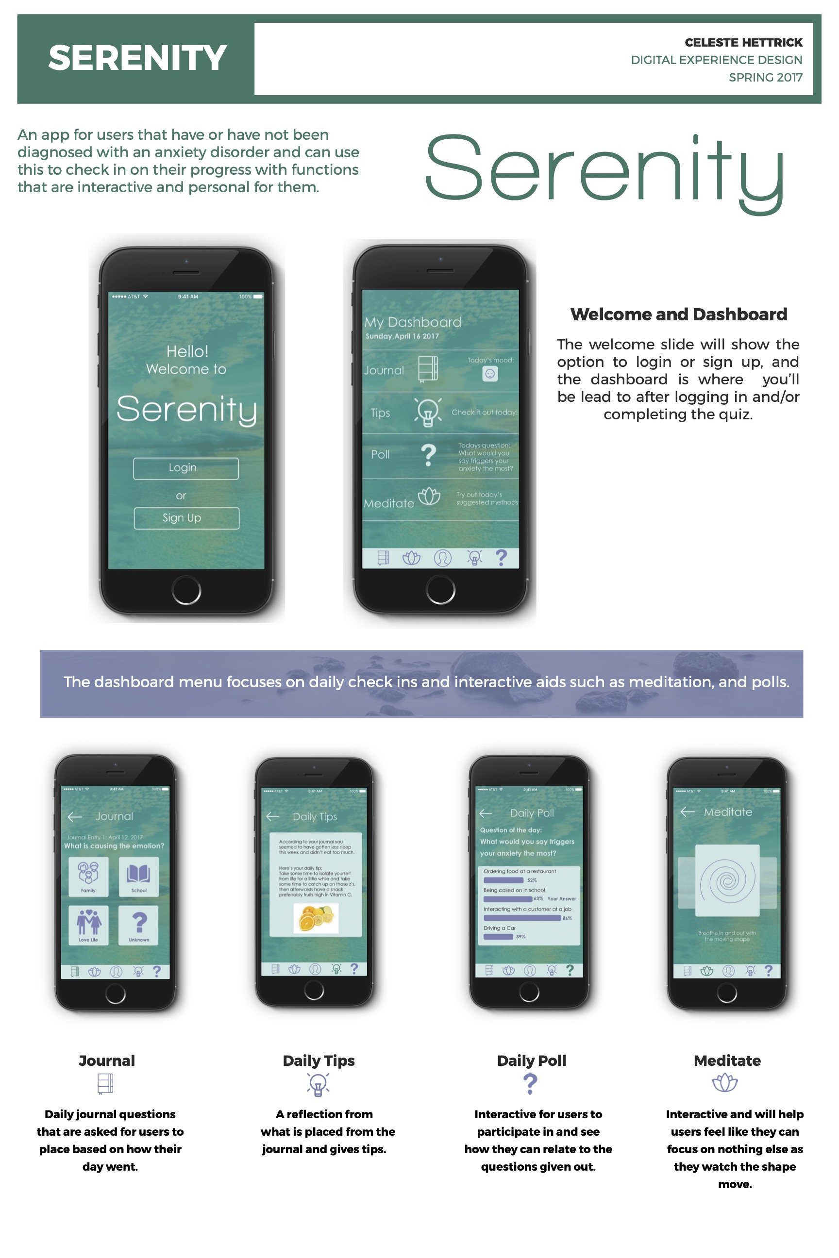 Serenity- Concept for Capstone Project
