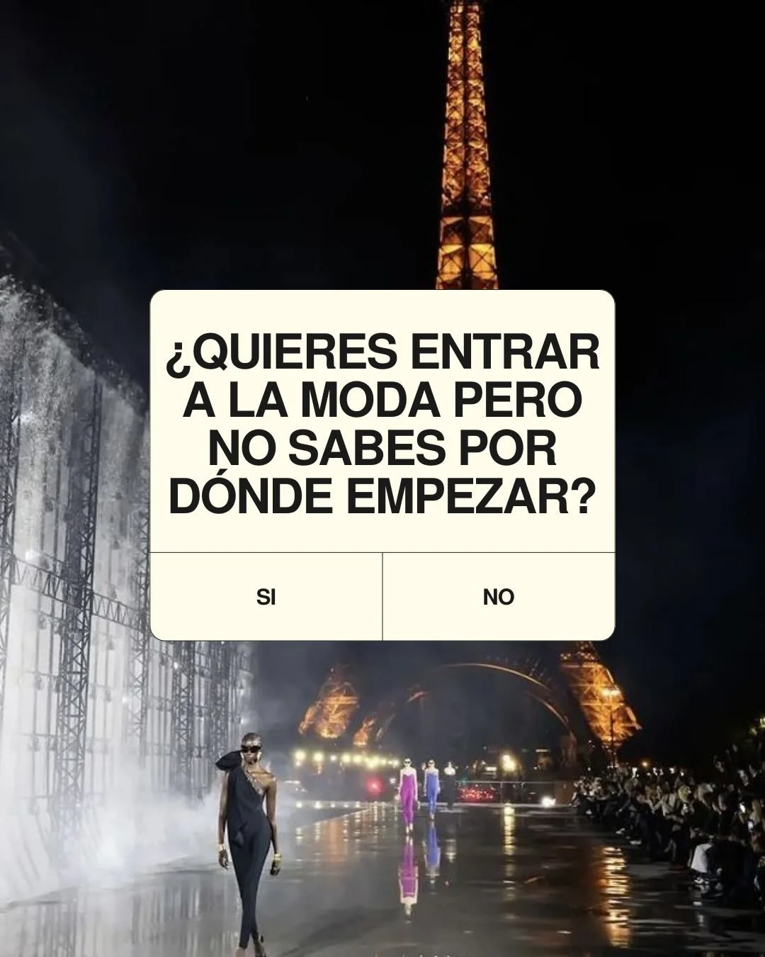 Si tu respuesta fue si a la mayoriaaa, este post es para tii !! 🫱🏻&zwj;🫲🏼😌👠✍🏻

Si has sentido que te falta mucho para cumplir tu sue&ntilde;o de entrar a la moda, hemos creado el curso ✨THE FASHION SCHOOL EXPERIENCE✨ para tii !!, para que pued