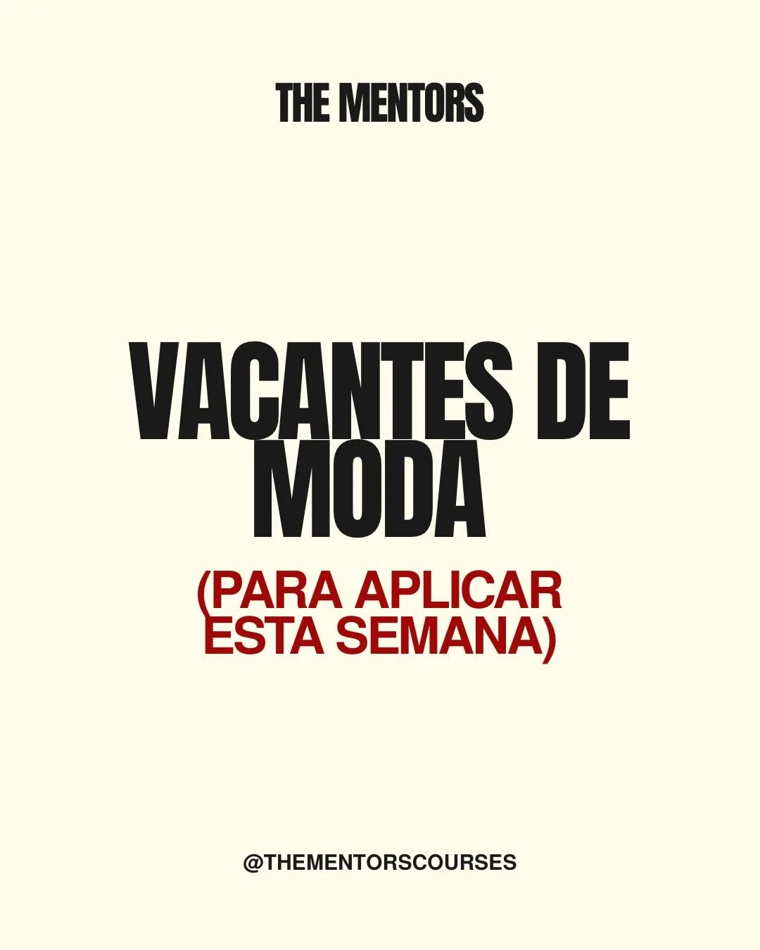 Est&aacute;s buscando vacantes para aplicar a MARKETING de moda ?!! 👠👩🏻&zwj;💻🗣️✍🏻

Si buscas pasant&iacute;as y puestos en PR, marketing digital, analista de medios , en marcas como Louis Vuitton, Fenty beauty, Chanel, Dior y Rimowa; corre a pr