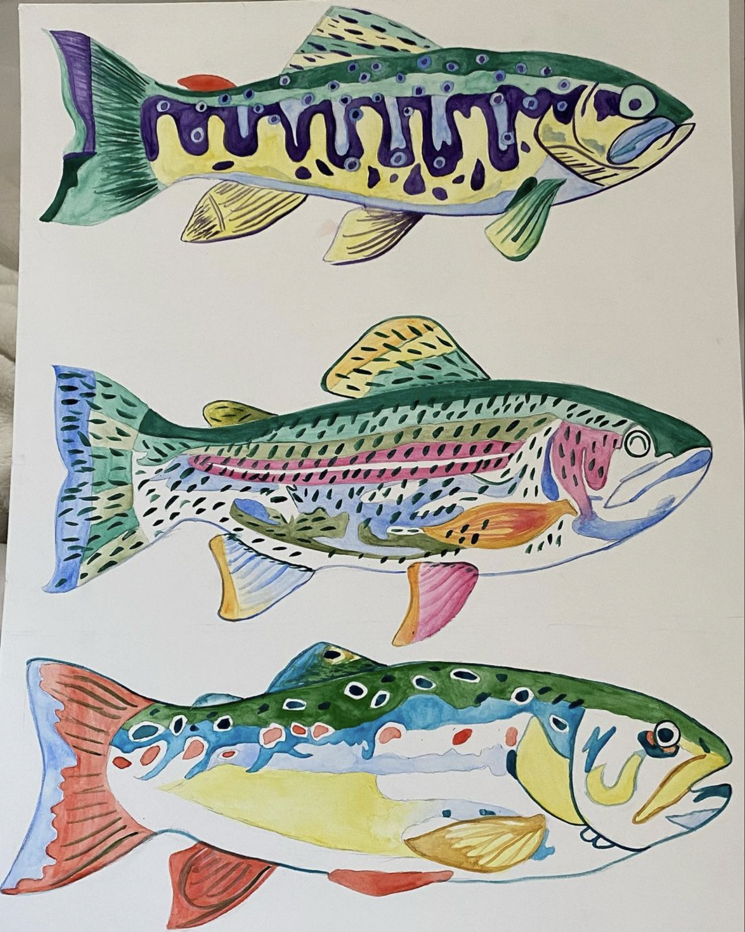 Fish Watercolor