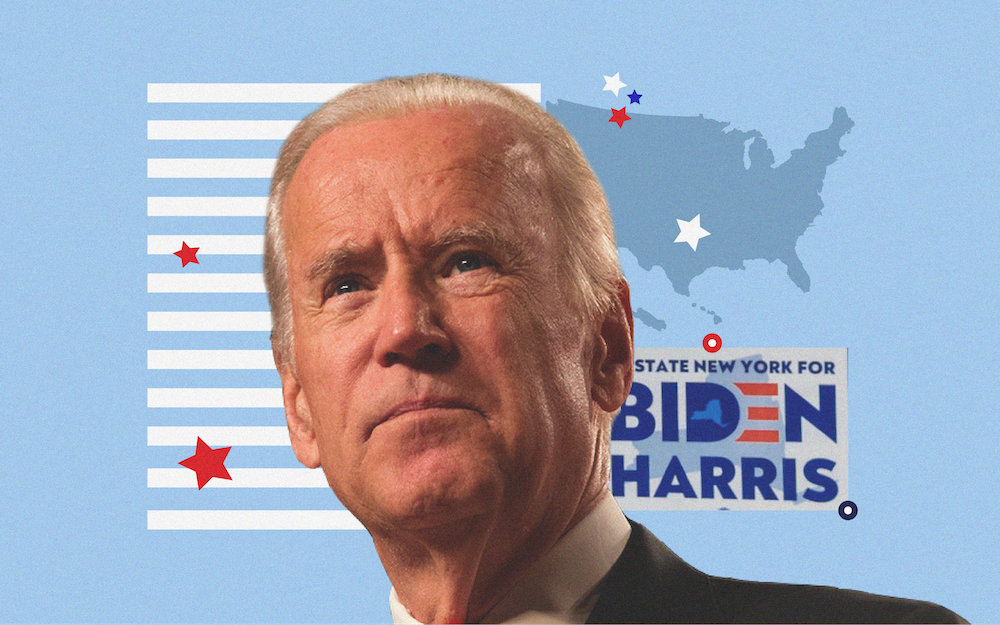 Joe Biden 1st Syracuse graduate elected president • Photo Illustration for The Daily Orange