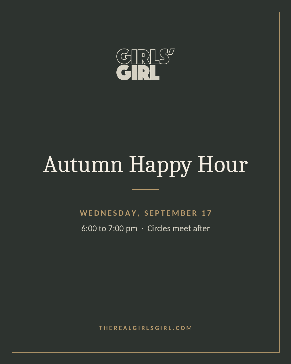 Autumn Happy Hour
