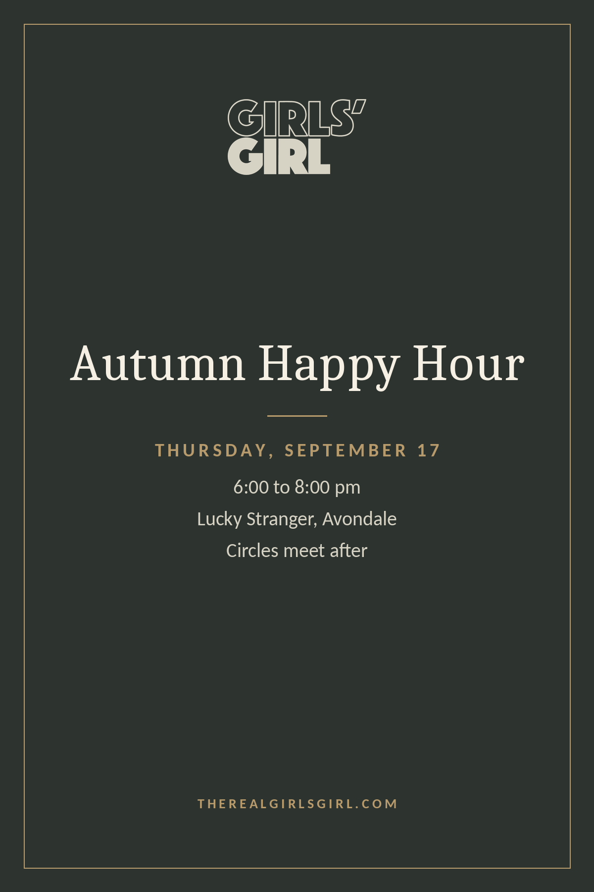 Autumn Happy Hour