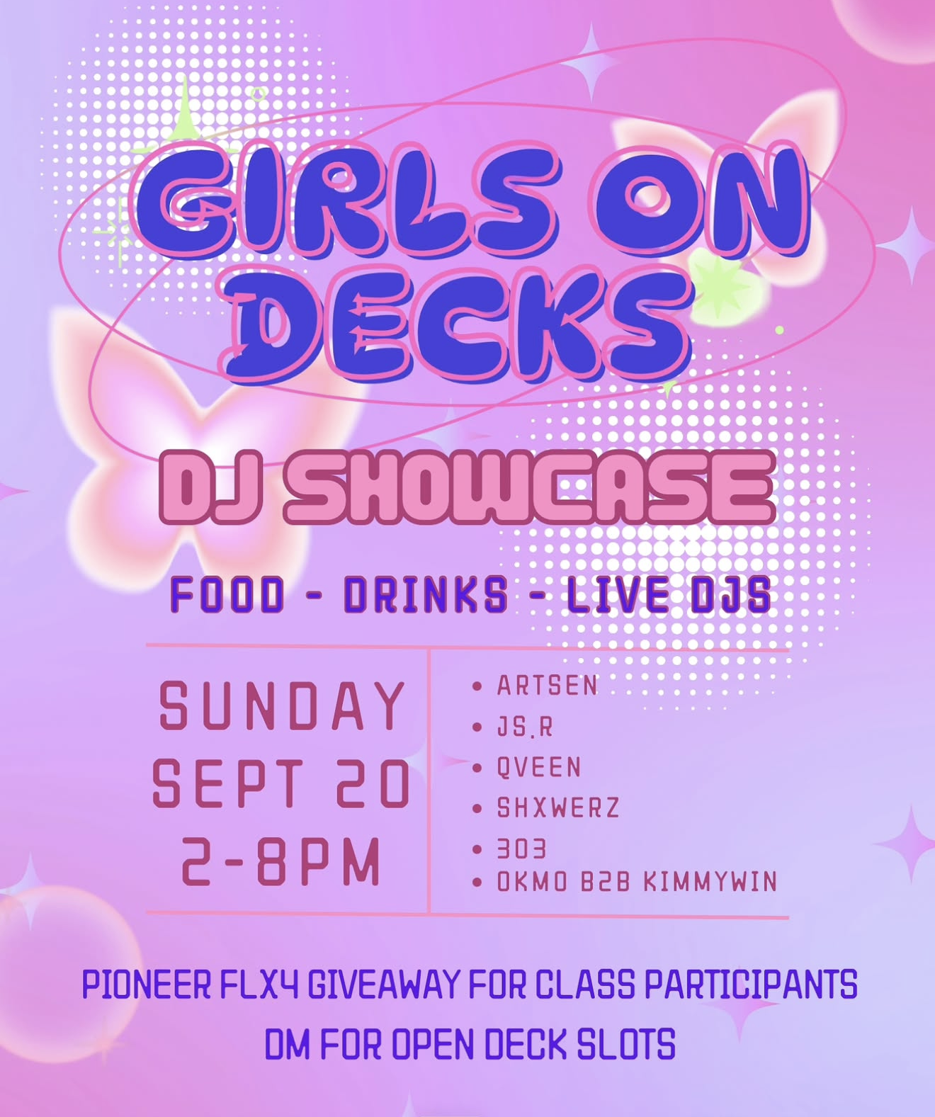 Girls on Decks DJ Showcase