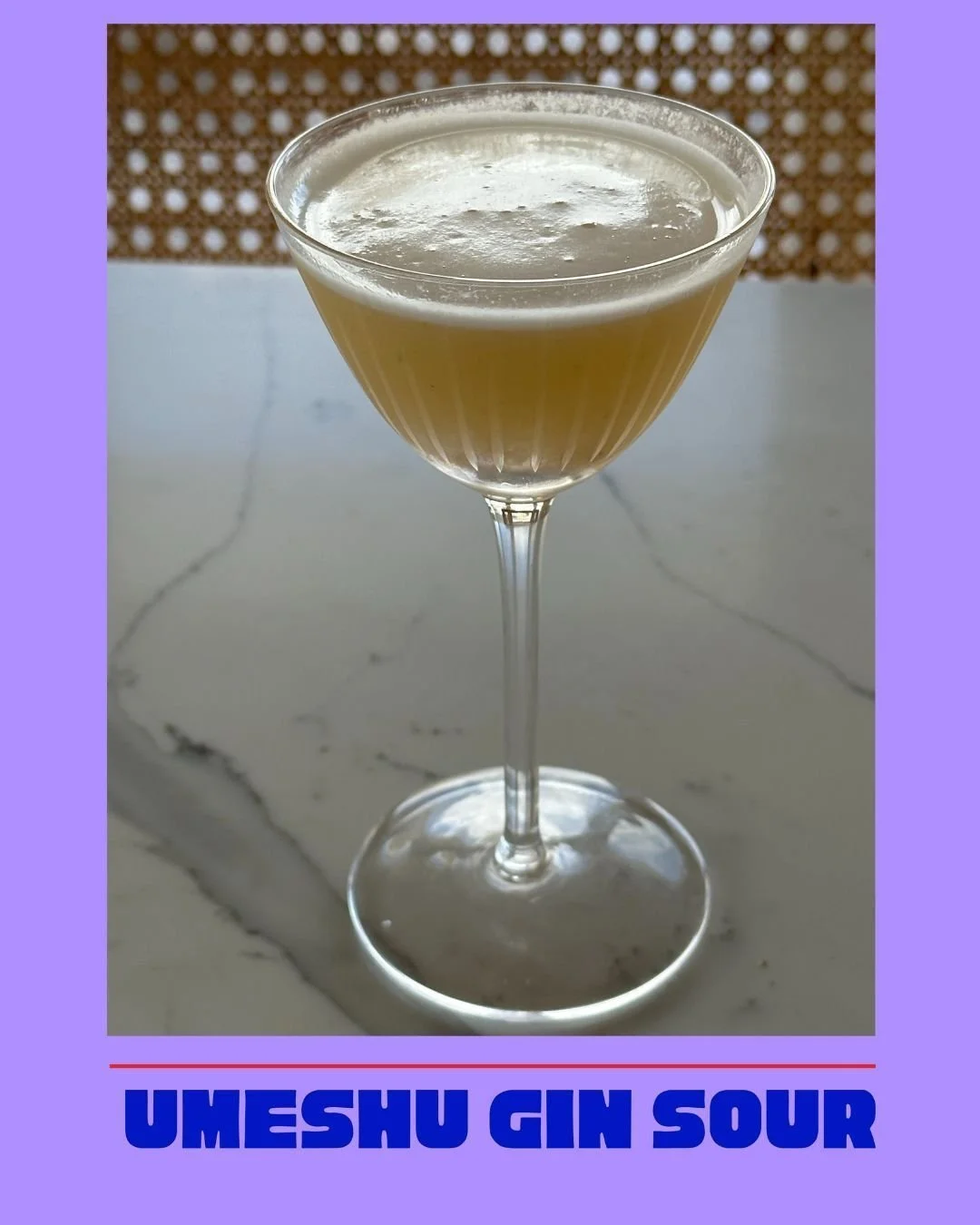 Umeshu Gin Sour 

Crafted in Taranaki by husband-and-wife distilling team Jo and Dave James, Juno Extra Fine Gin recently nabbed a coveted Best in Show and an award for Best Contemporary Gin at two different NZ spirits awards.

Made in the London dry