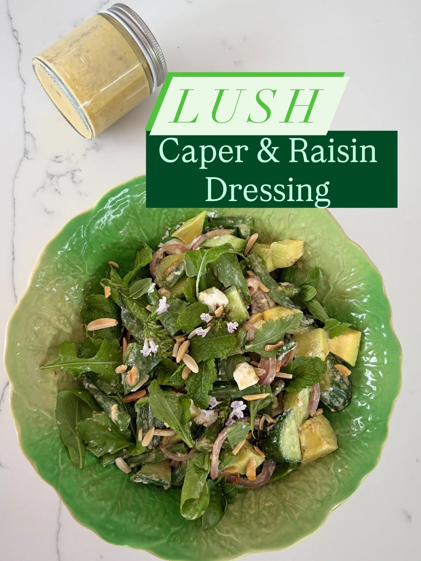 A little tart, a little sweet, a little salty, this dressing enlivens soft green leaves, roasted vegetables, even cuts of meat hot off the grill. 

Yesterday I whizzed up a batch to dress a salad of garden greens (rocket, mustard leaves, lettuce, bas