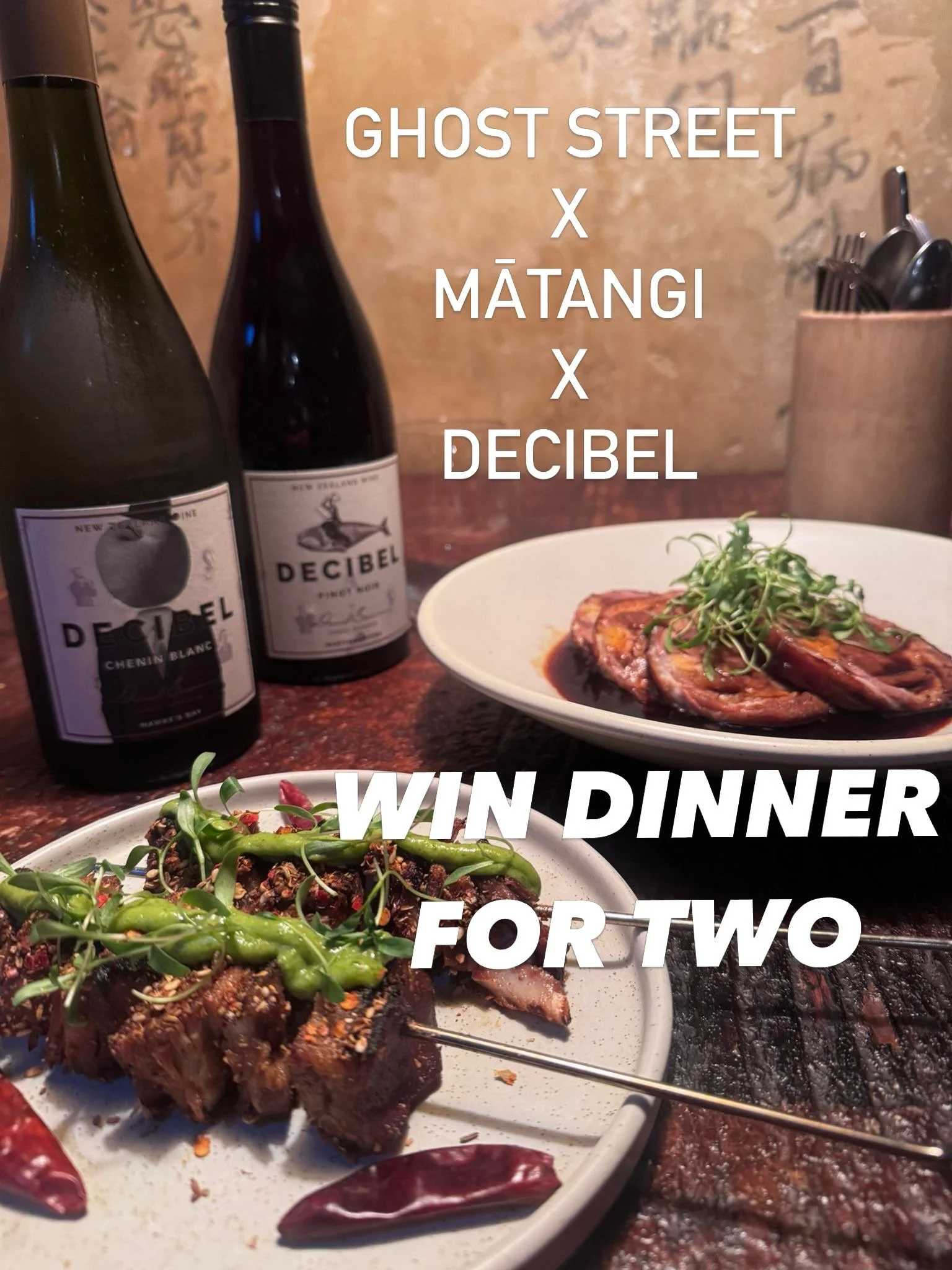 📣A taste of Hawke&rsquo;s Bay&rsquo;s best in one of downtown Auckland&rsquo;s brightest 💫

Neighbouring Hastings producers Mātangi Beef &amp; Lamb, and Decibel Wines are hitting the big smoke for a special love triangle dinner at Ghost Street on M