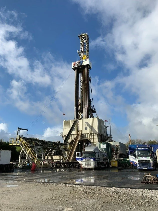 Eden project drilling rig. BGS©UKRI 2022