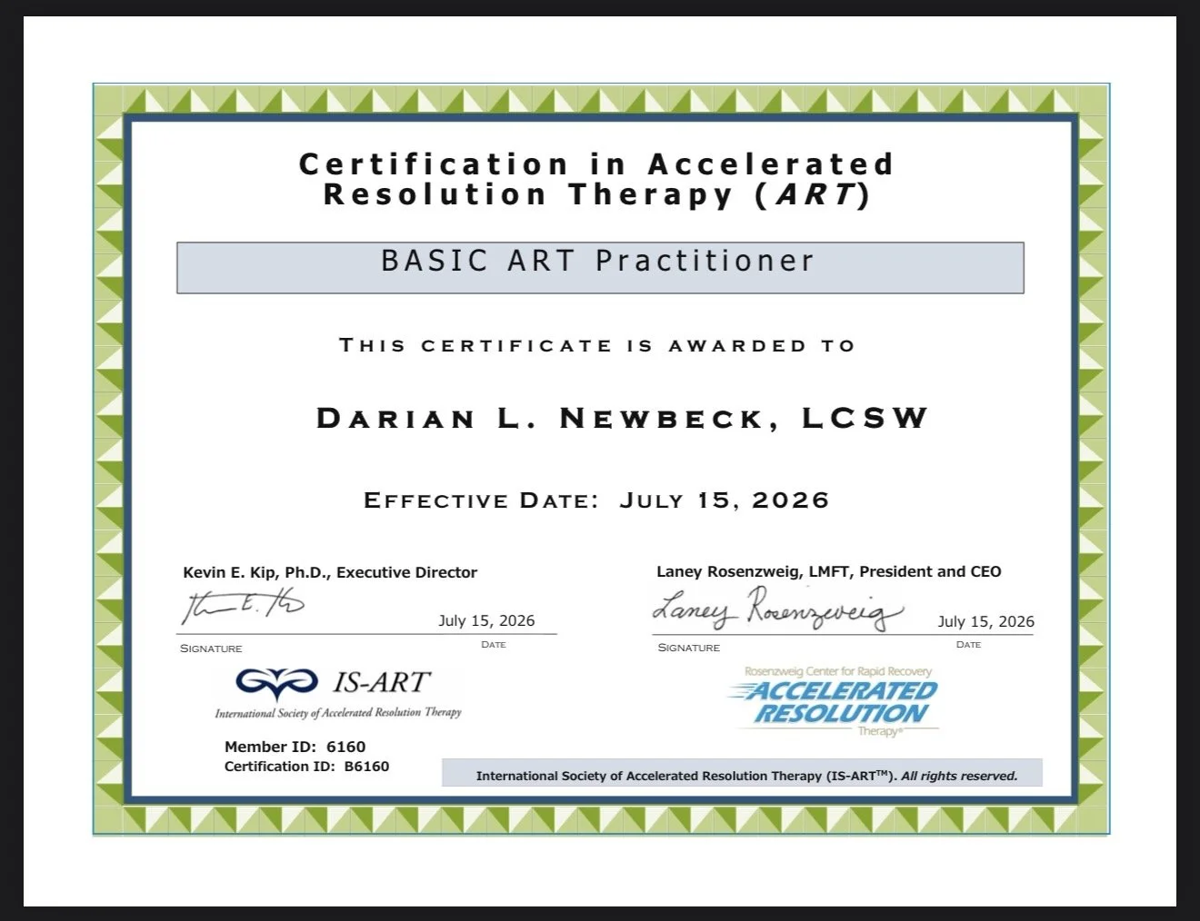 ART Certification 