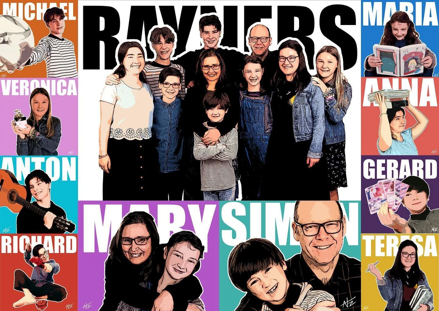 #12 Full Rayner collection
What a pretty family I know 
Onto different things 🥳
-

#huiontablet
#graphicdesign
#photoshopart
#characterdesign
#digitalart
#newzealandart
#wellingtonart
#wellingtonartist
#nzartist
#newzealandartist
#lockdownart
#lockd