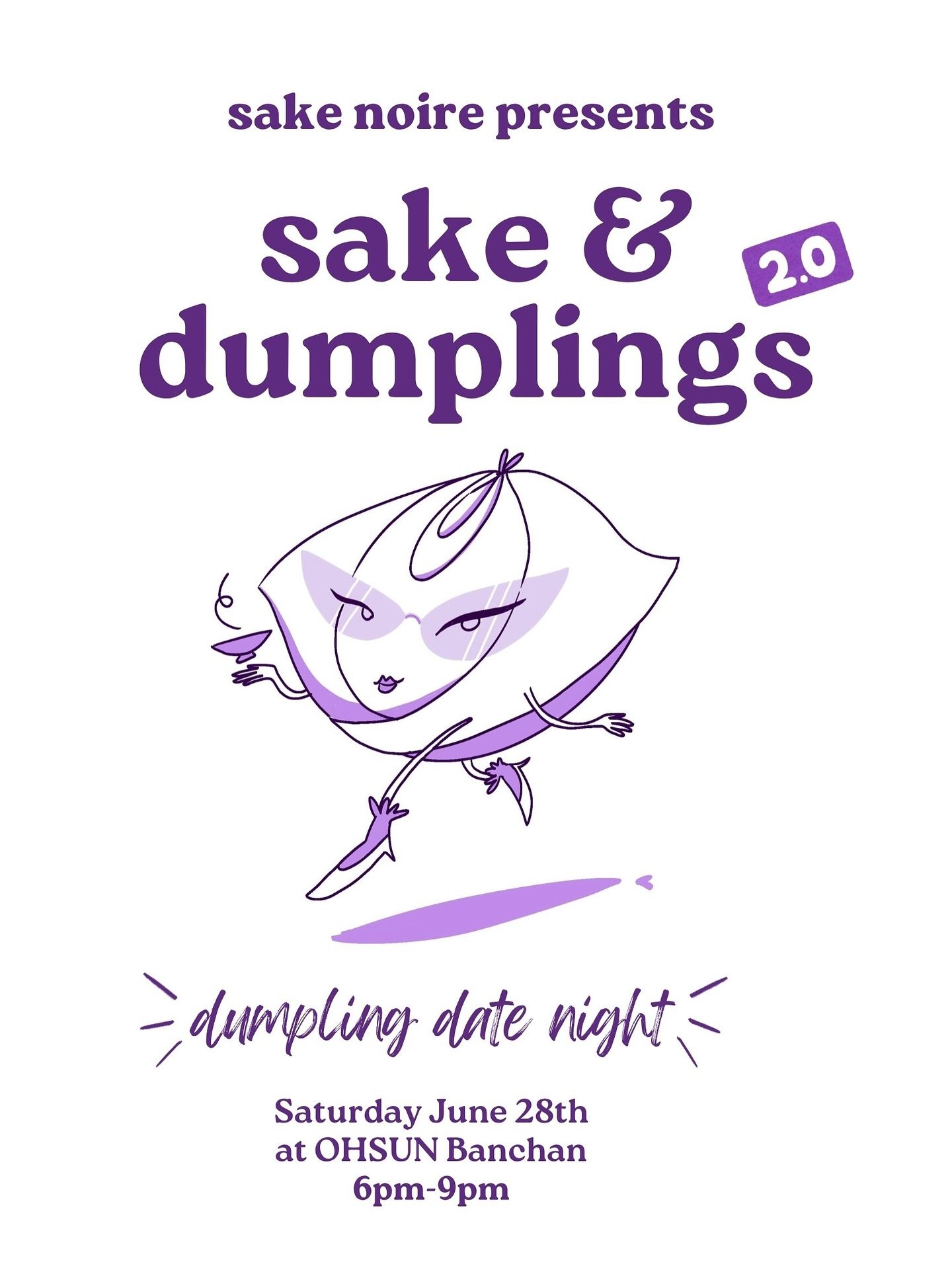 🥟✨ Dumpling Date Night ✨🍶
Sake &amp; Dumplings is back and bringing the love (and the vibes) to Pioneer Square 💋

Singles, couples, and dumpling-loving besties &mdash; come vibe, sip, and snack at our Saturday night social!

📍 OHSUN Banchan
📅 Sa