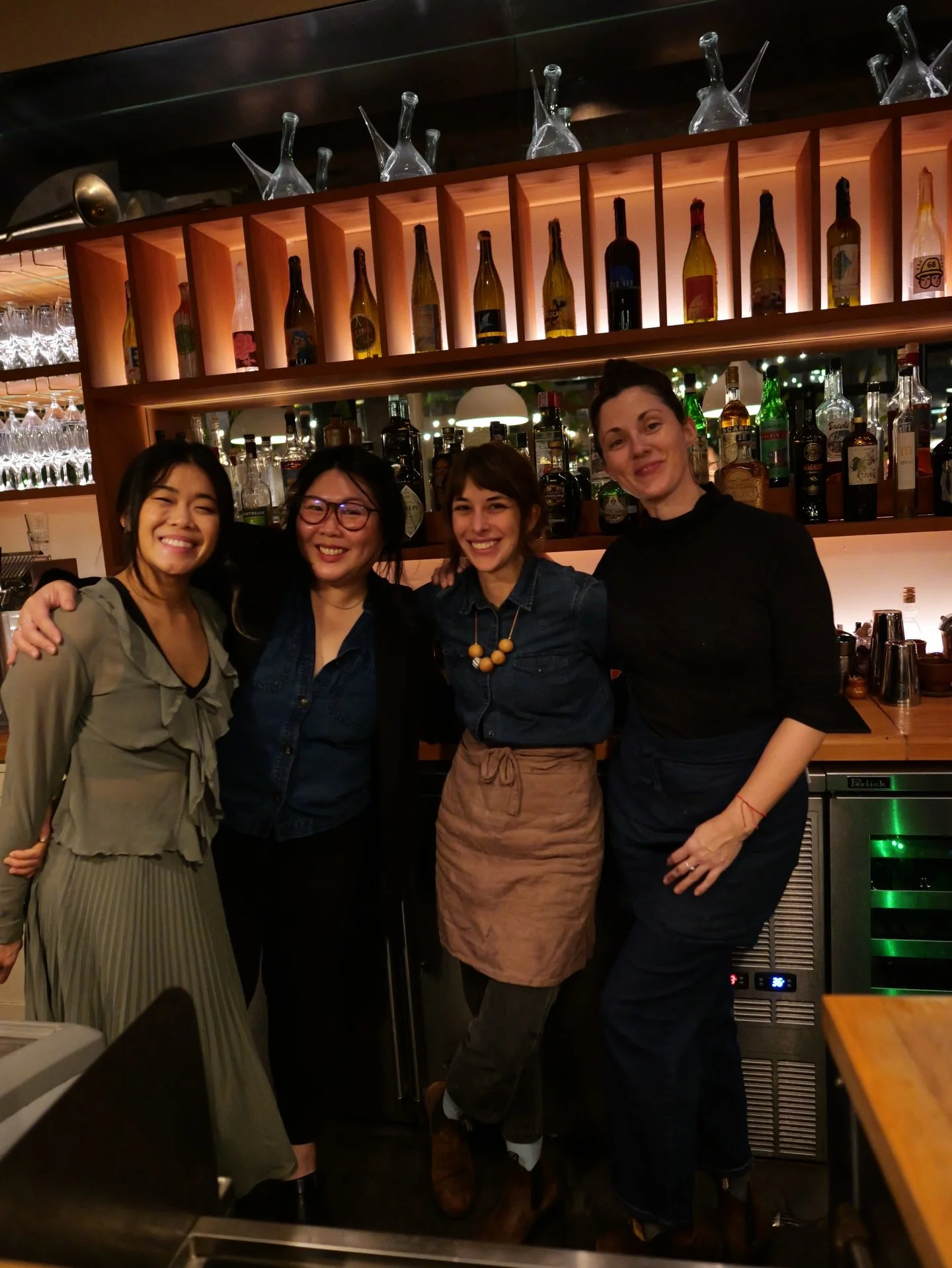 Sake x Jazz under the full moon with @kateplayssax and a night of dumplings in Pioneer Square. A woodfire flying-fish feast and a fine af dinner with my girls &mdash; @aemorfordhaines, @nam.revlis, @sharoniswholesome.
And big love to Andy-san and the