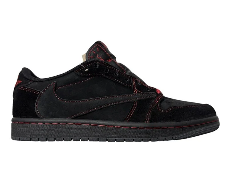 Travis Scott x Air Jordan 1 Low OG Black Red BS2746