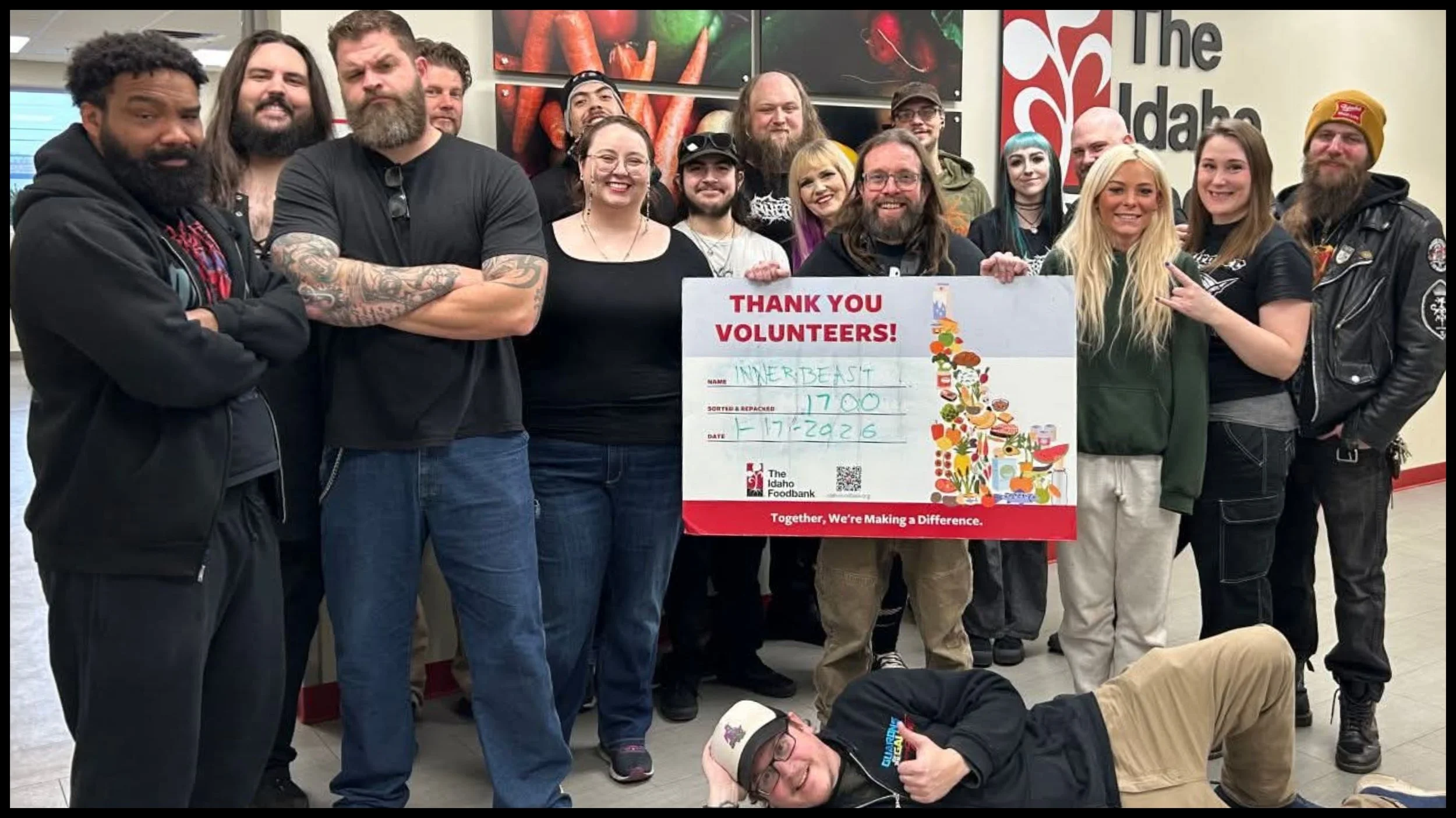 Volunteer Event at the Idaho Foodbank : Meridan, Idaho 