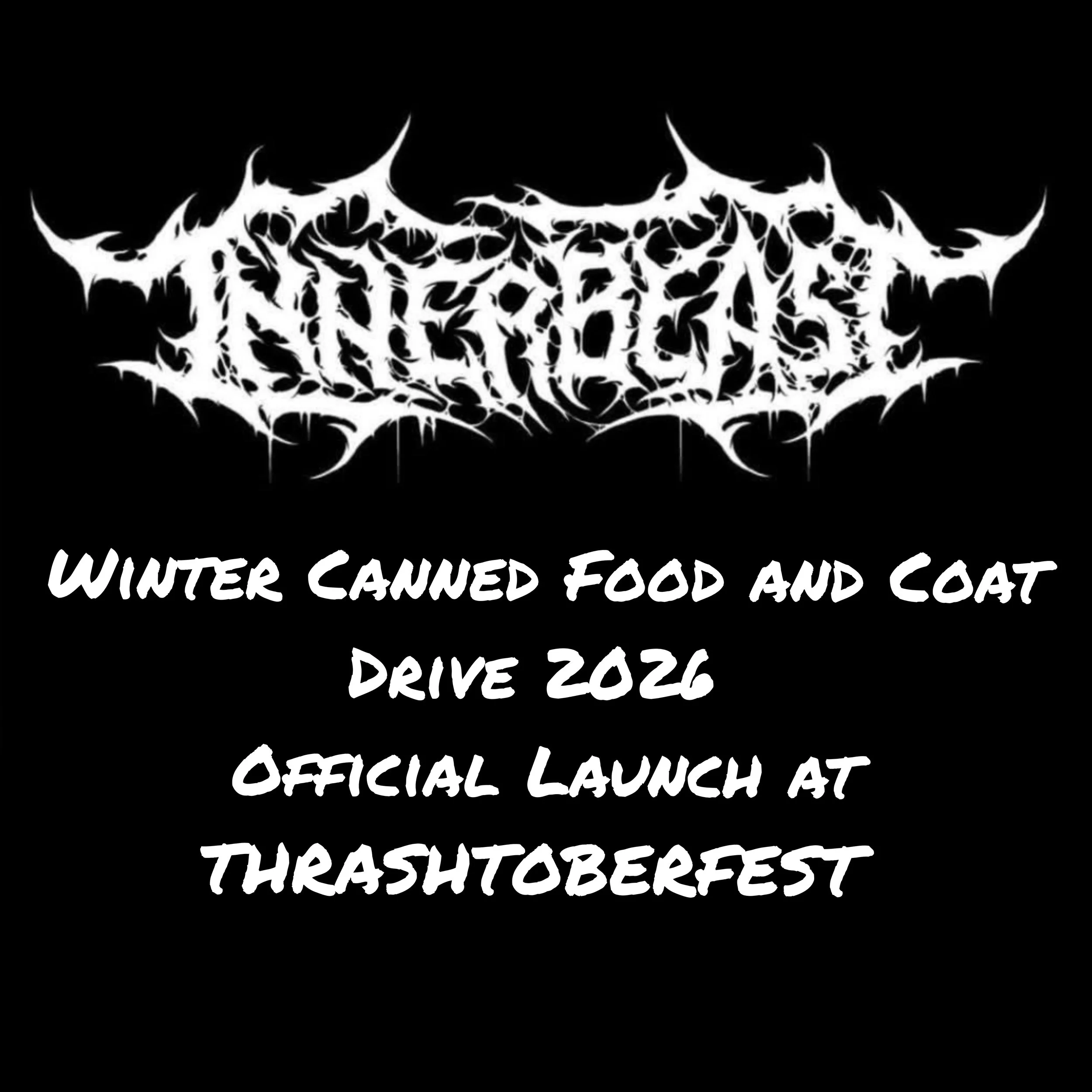 Innerbeast Winter Canned Food and Coat Drive Official Launch at THRASHTOBERFEST