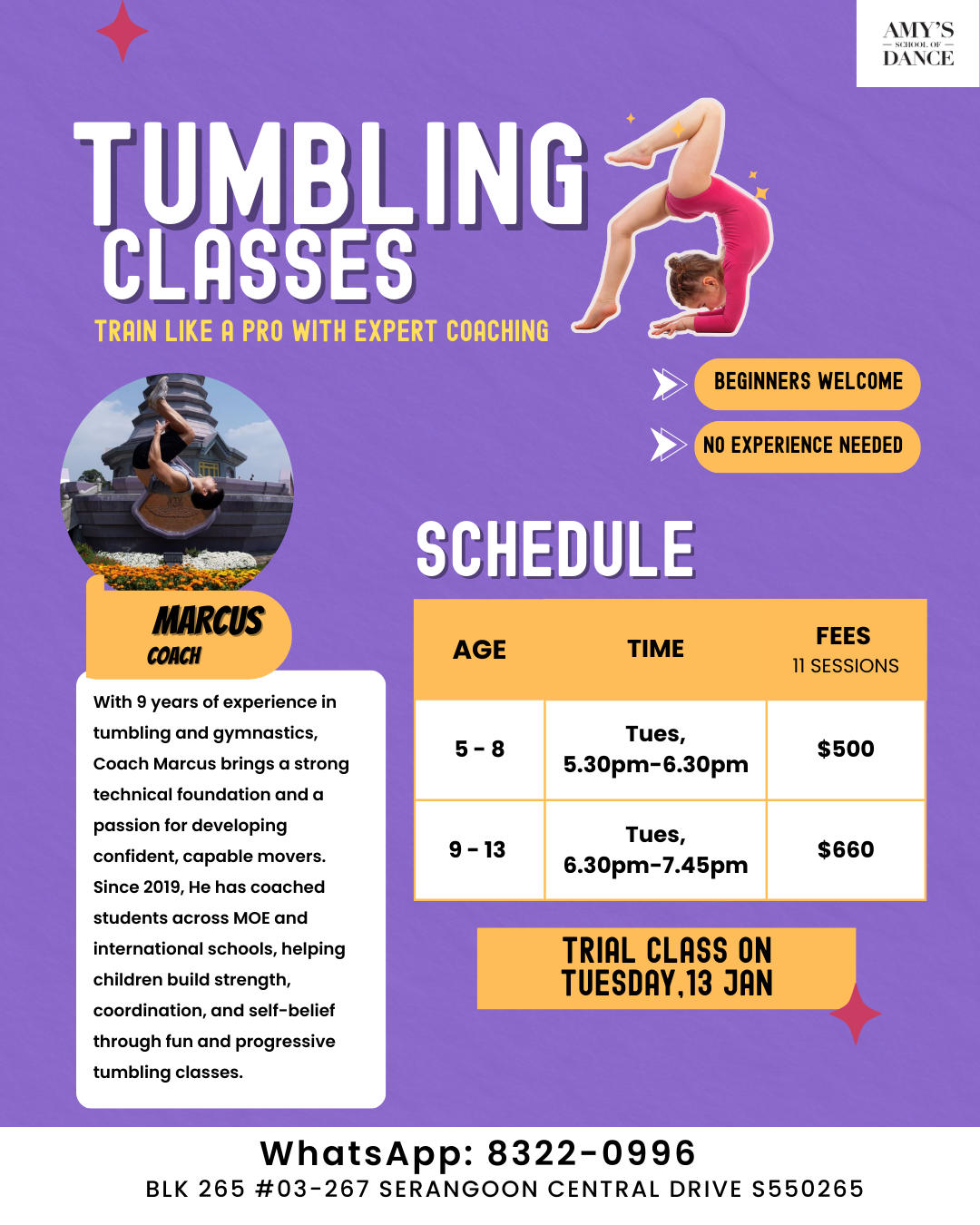 tumbling for kids, tumbling classes for kids, dance acro