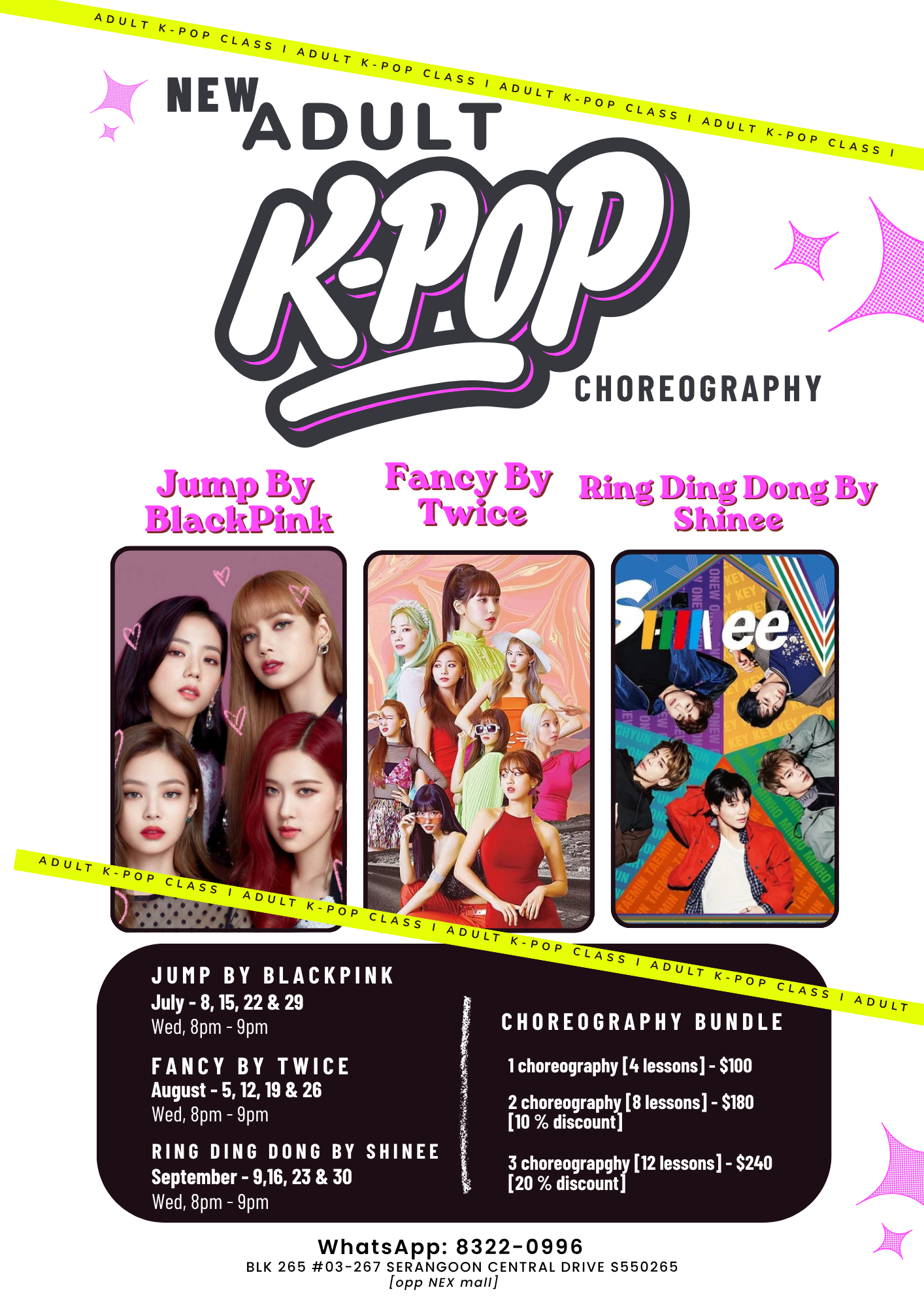 Adult K-Pop class in serangoon singapore