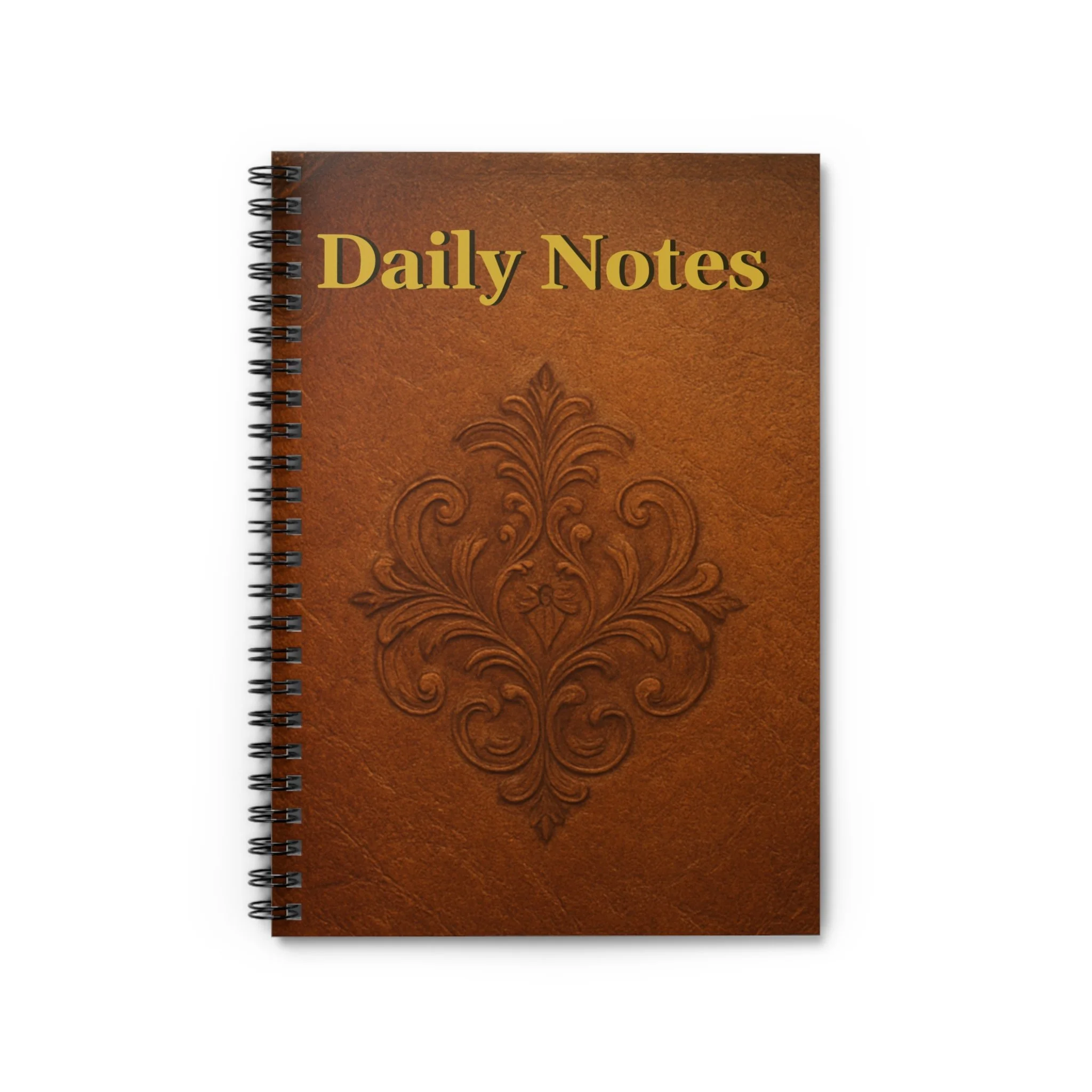Daily Notes Spiral Notebook — For Writing, Journaling & Note-Taking