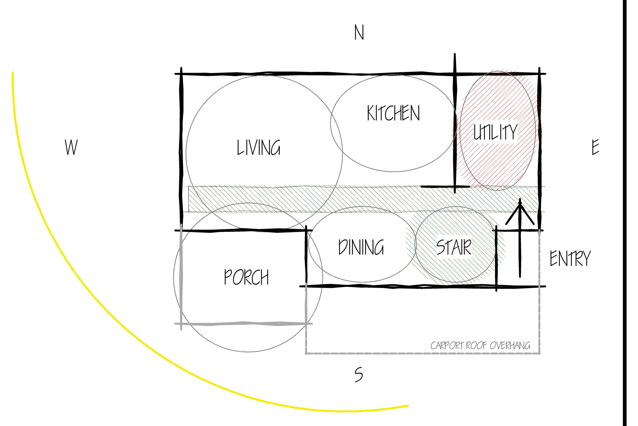 First floor space layout
