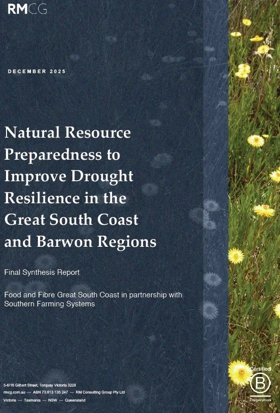 Natural Resource Preparedness to Improve Drought Resilience in the Great South Coast and Barwon Regions