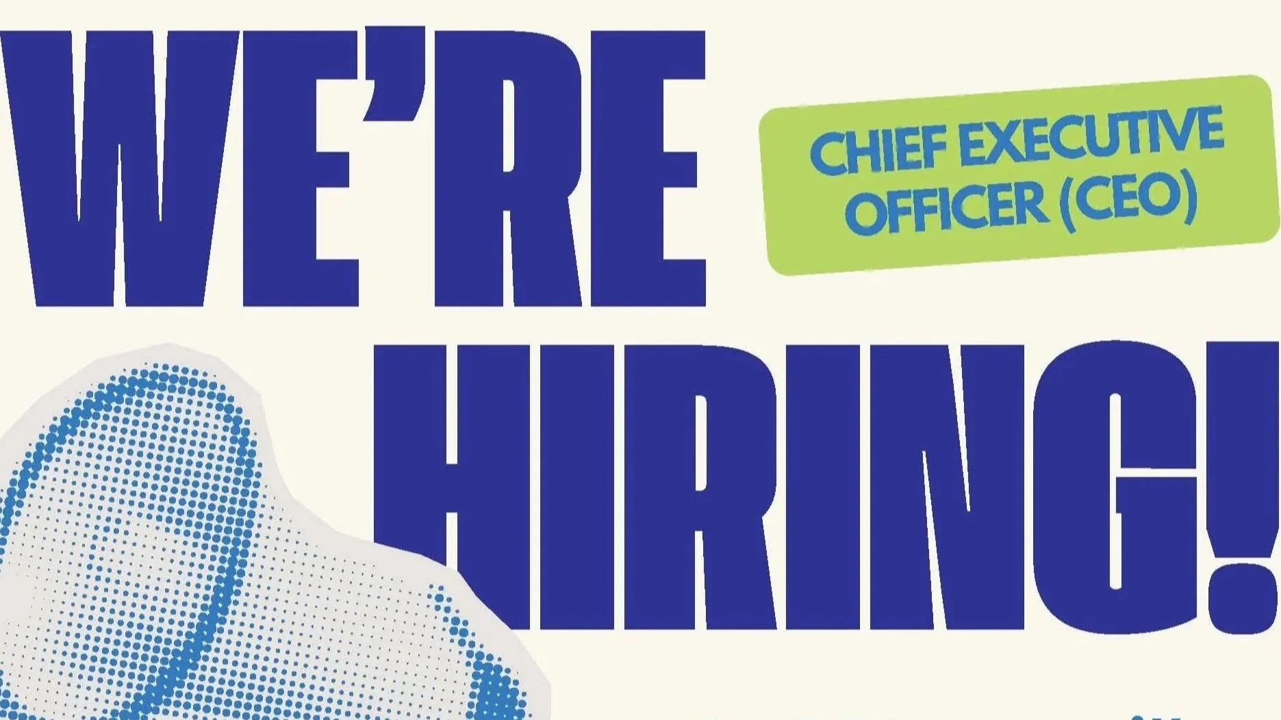 We are Hiring a CEO